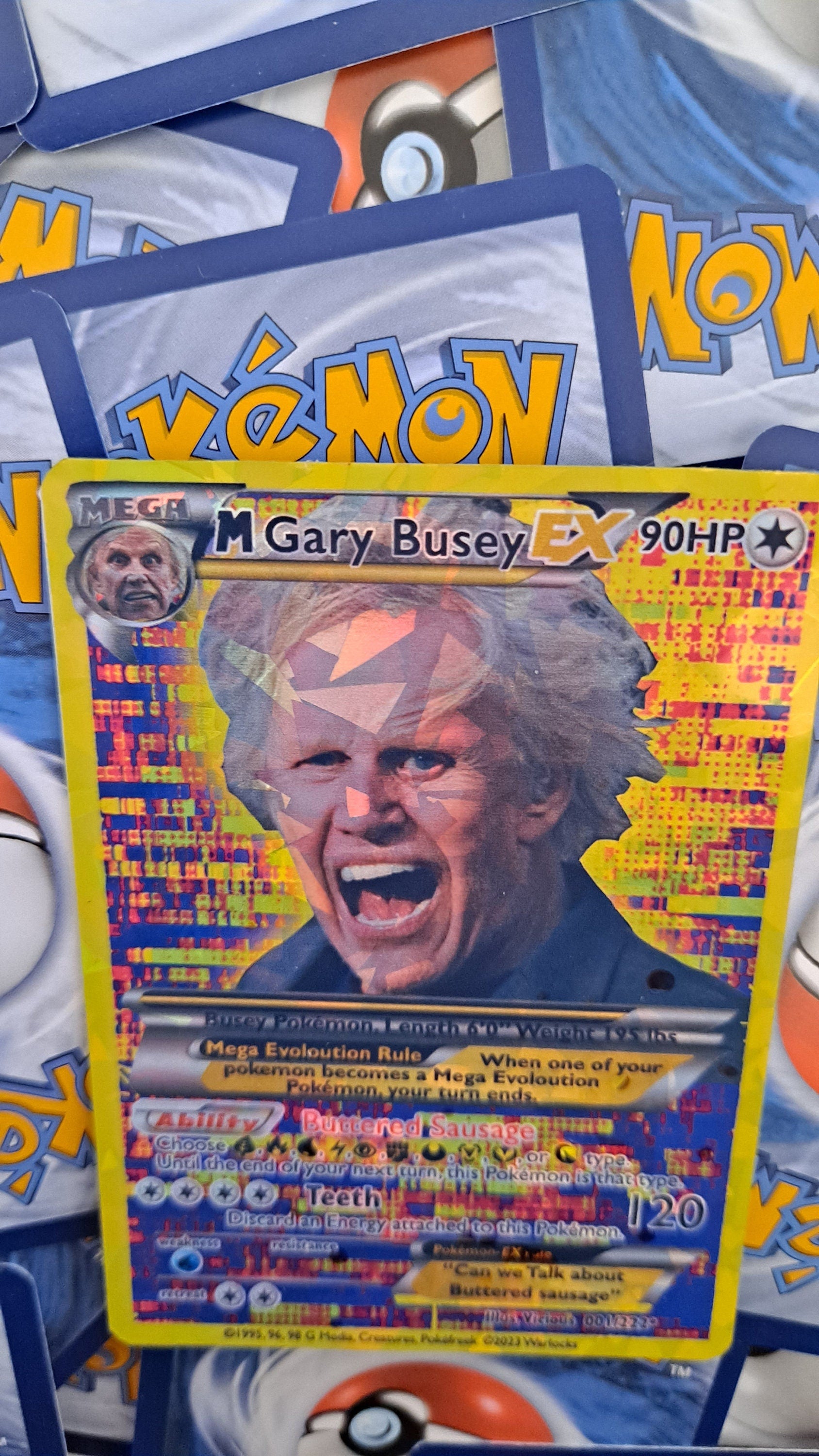 Gary Busey Pokemon Card