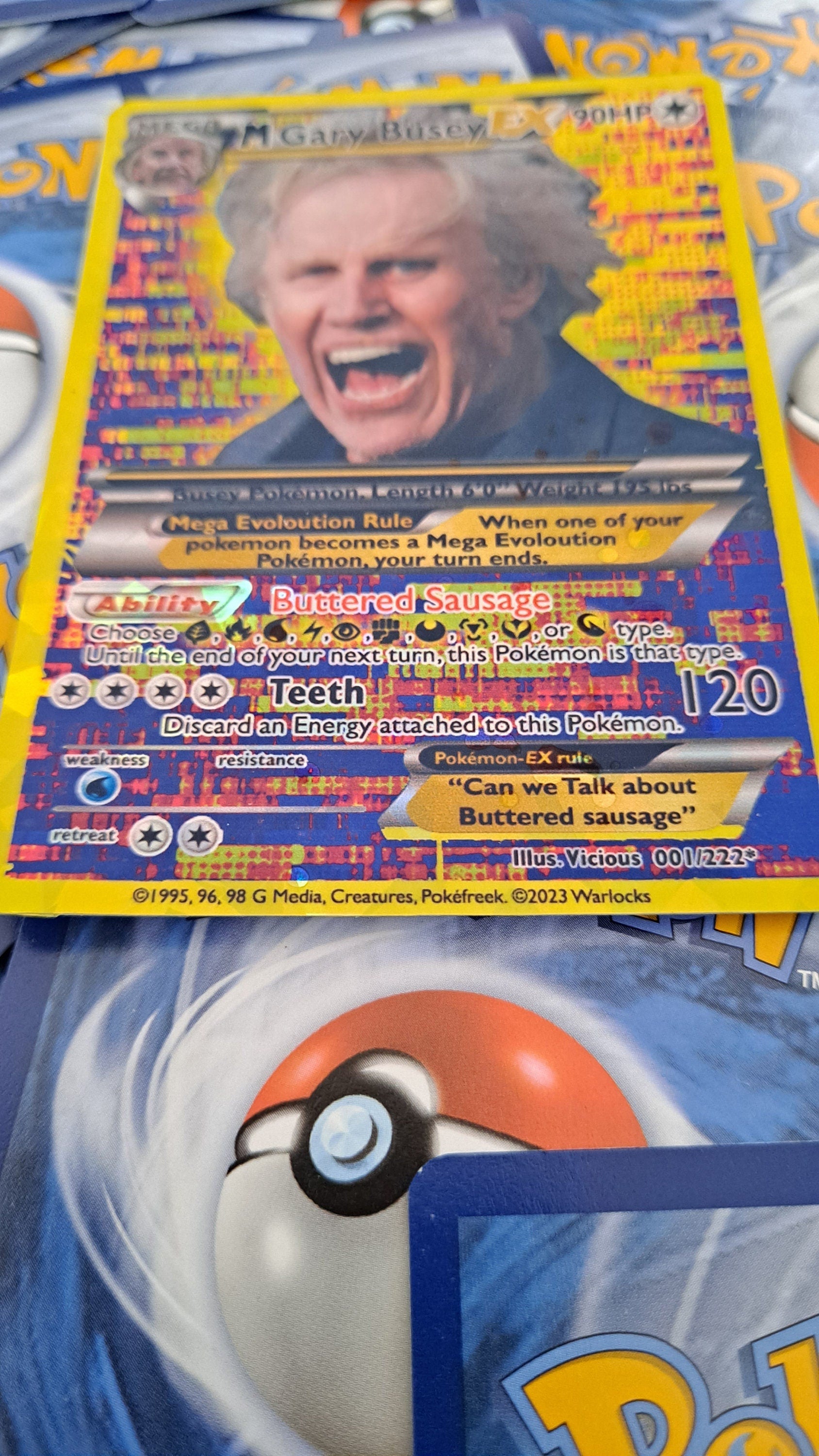 Gary Busey Pokemon Card