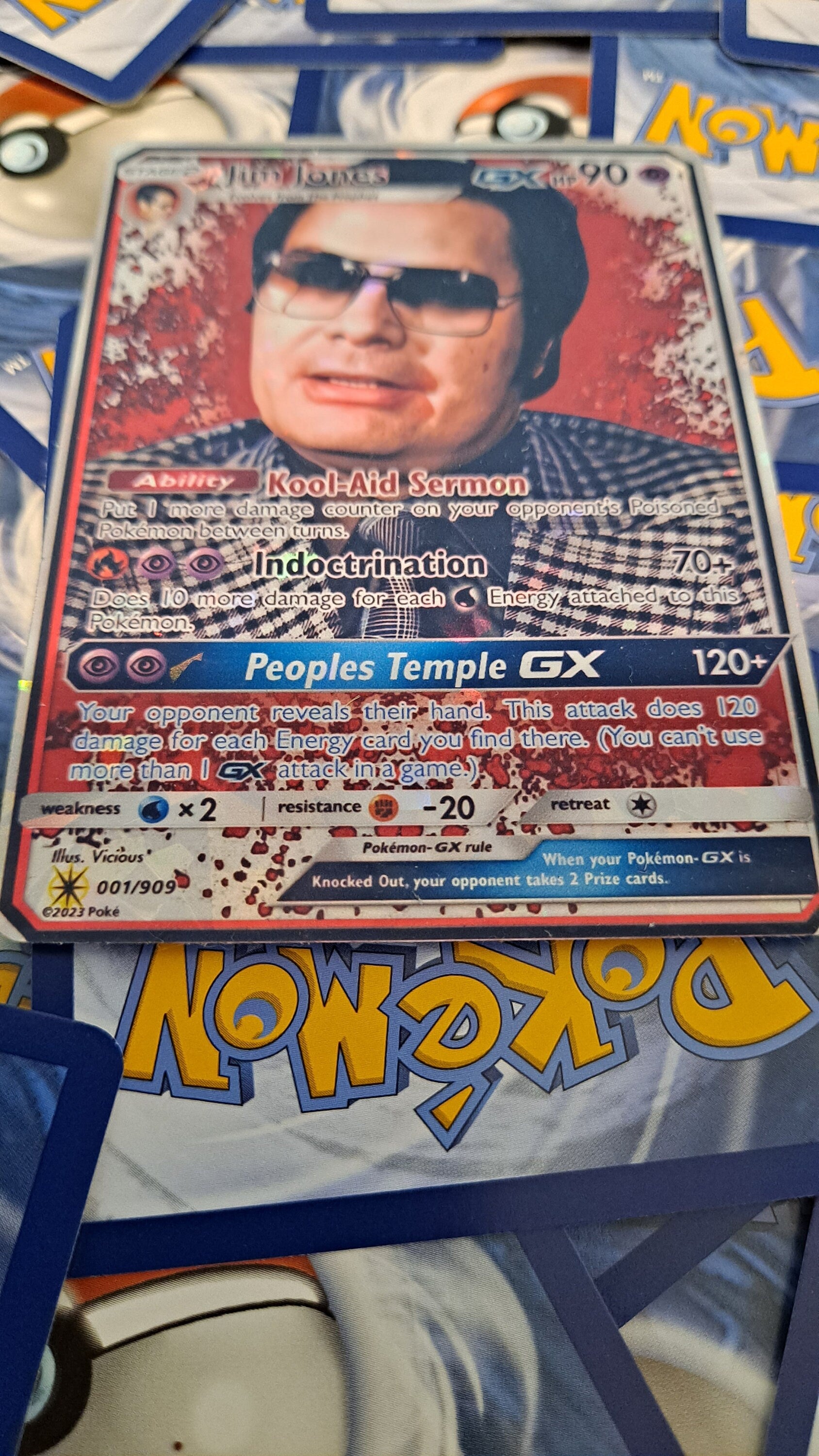 Jim Jones Pokemon Card