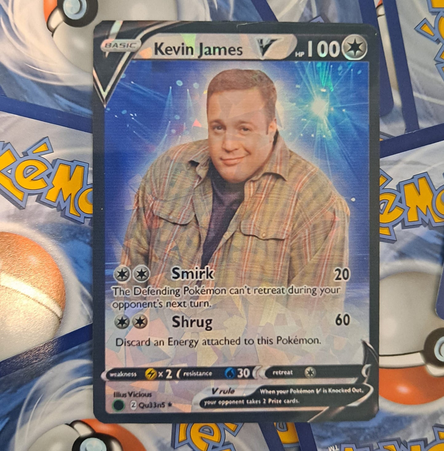 Kevin James Pokemon Card - Meme