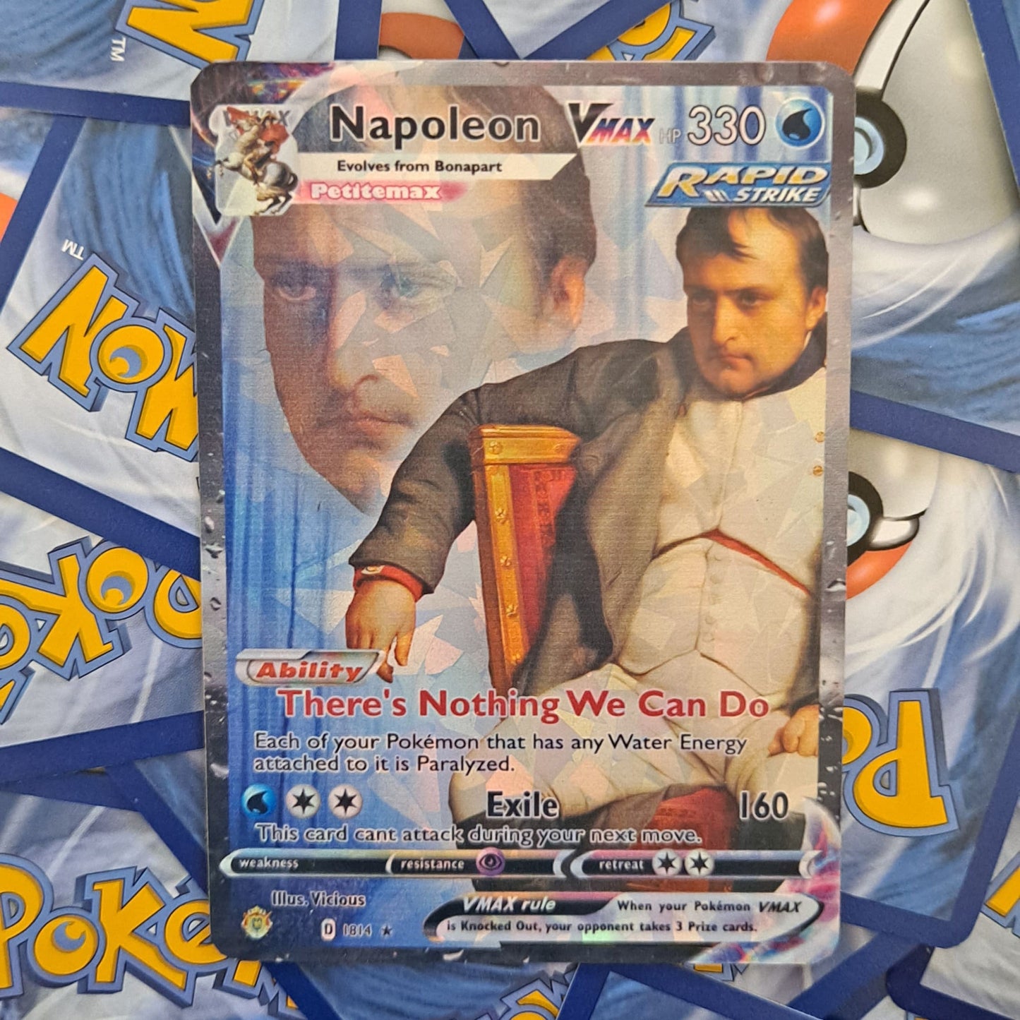 Napoleon Bonaparte Pokemon Card - There's nothing we can do