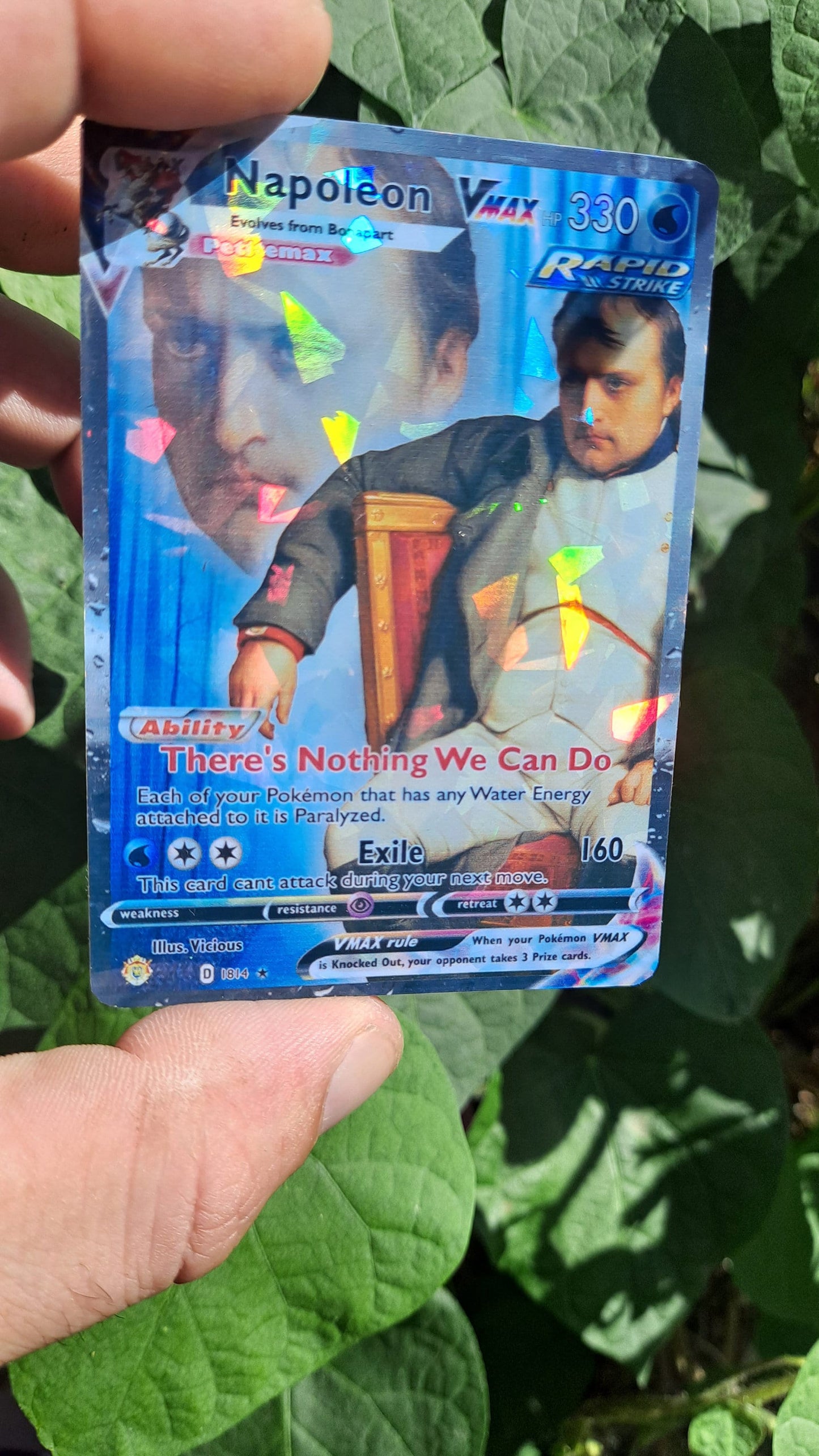 Napoleon Bonaparte Pokemon Card - There's nothing we can do