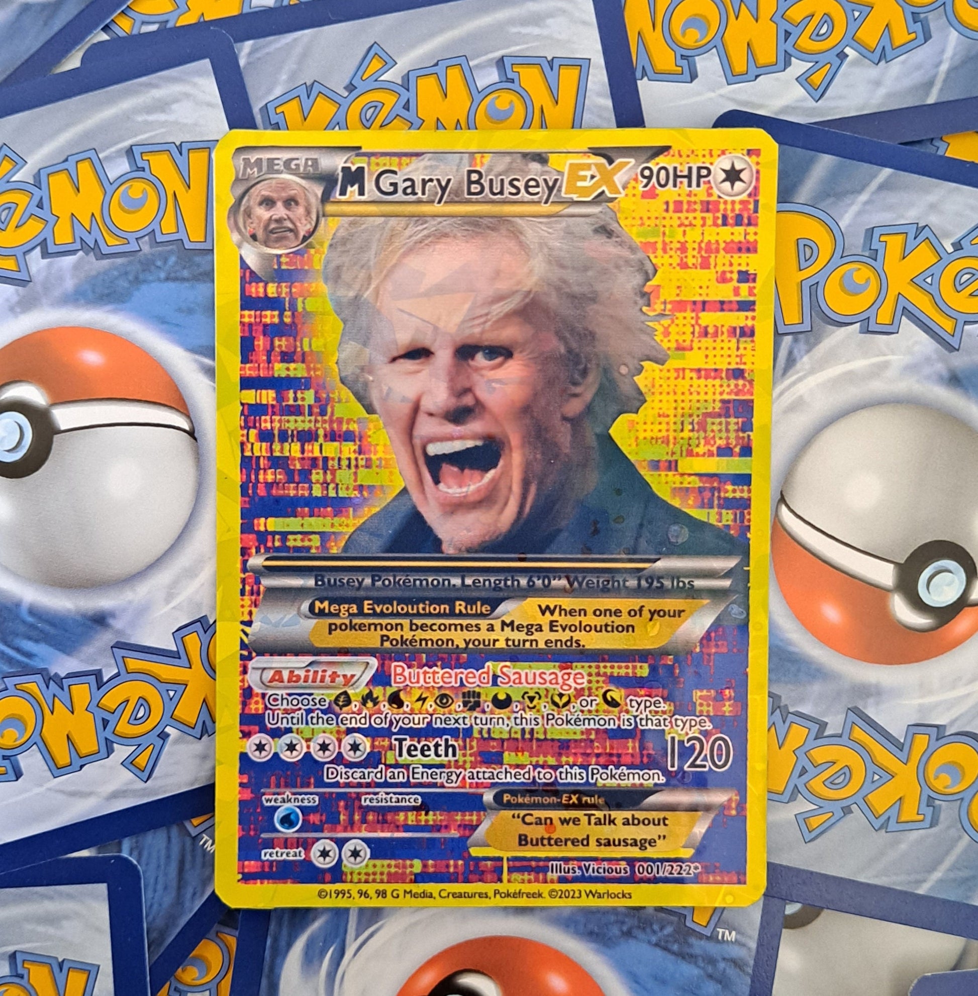 Gary Busey Pokemon Card