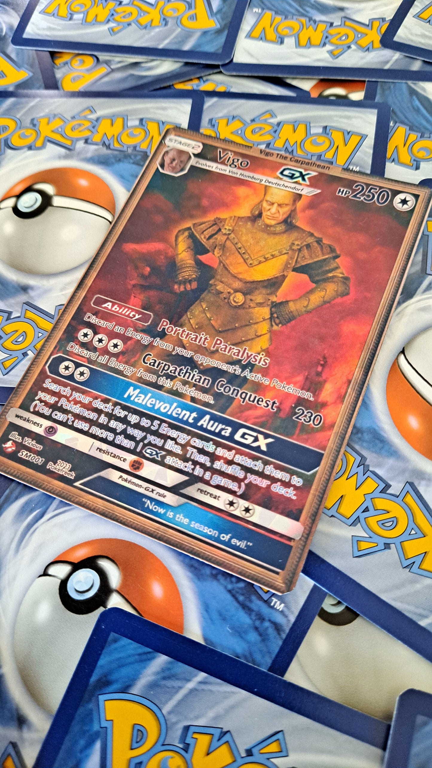 Vigo The Carpathian Pokemon Card Ghostbusters