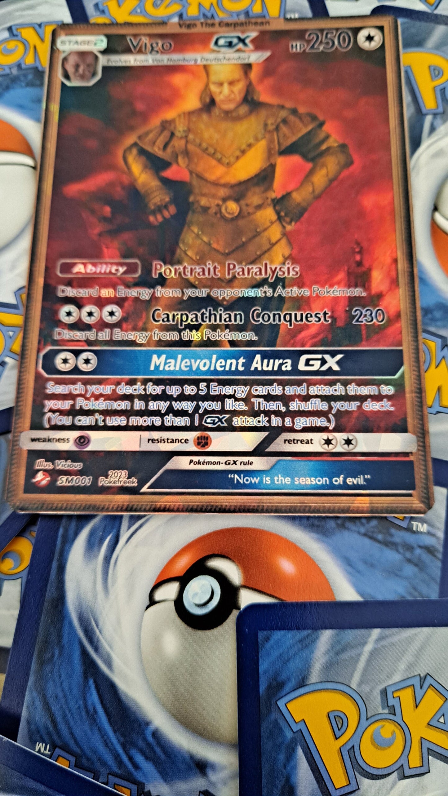 Vigo The Carpathian Pokemon Card Ghostbusters