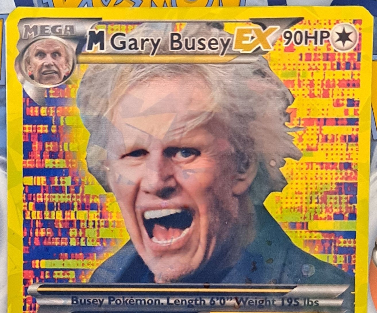 Gary Busey Pokemon Card