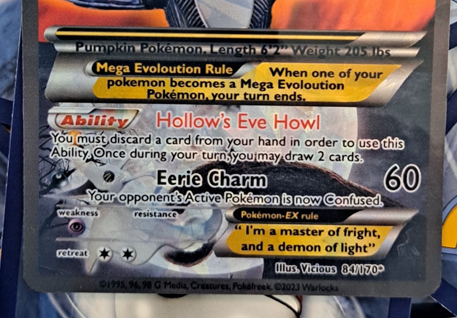 pumpkin pokemon card Nightmare Before Christmas