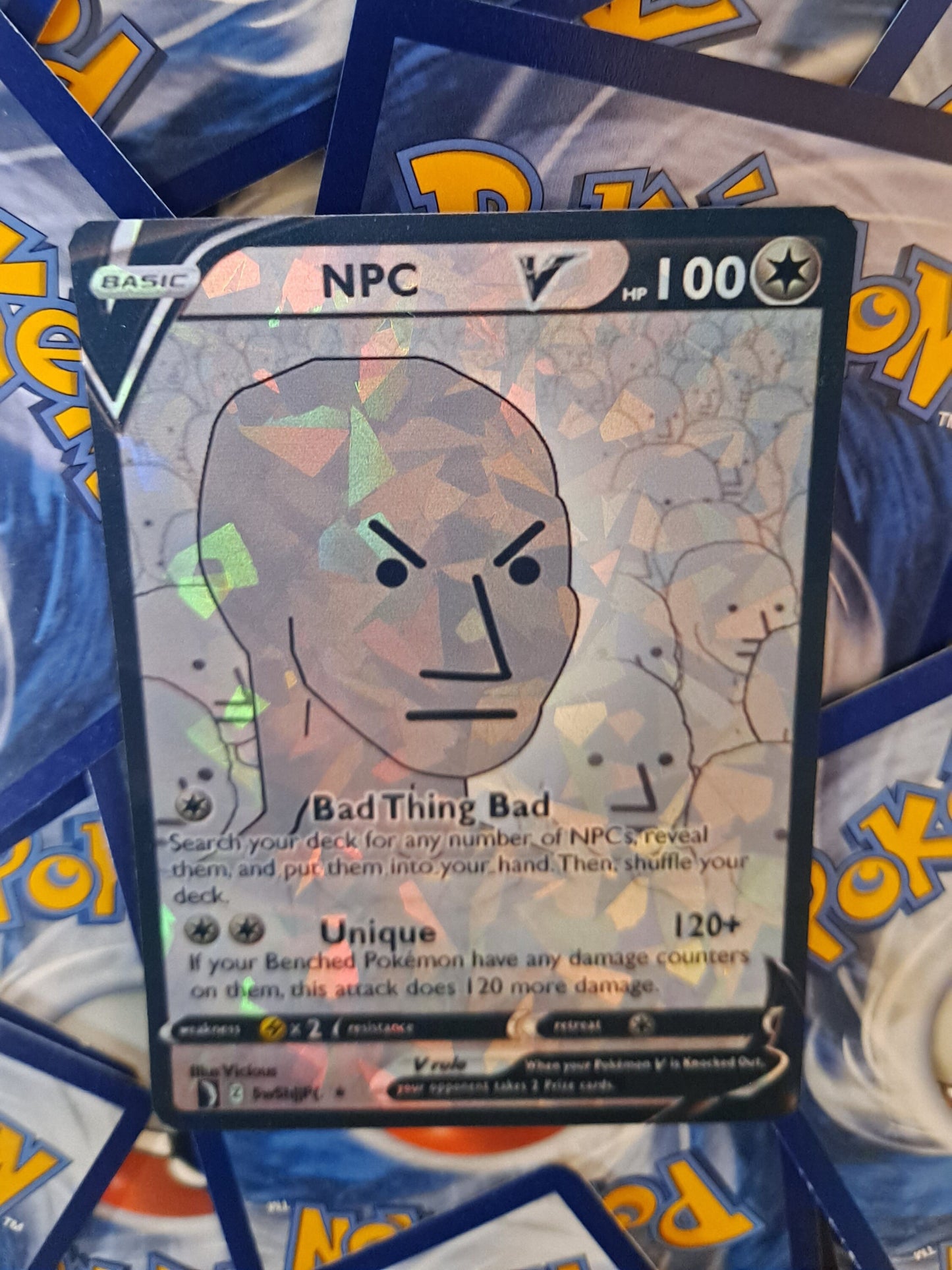 Npc Meme Pokemon Card