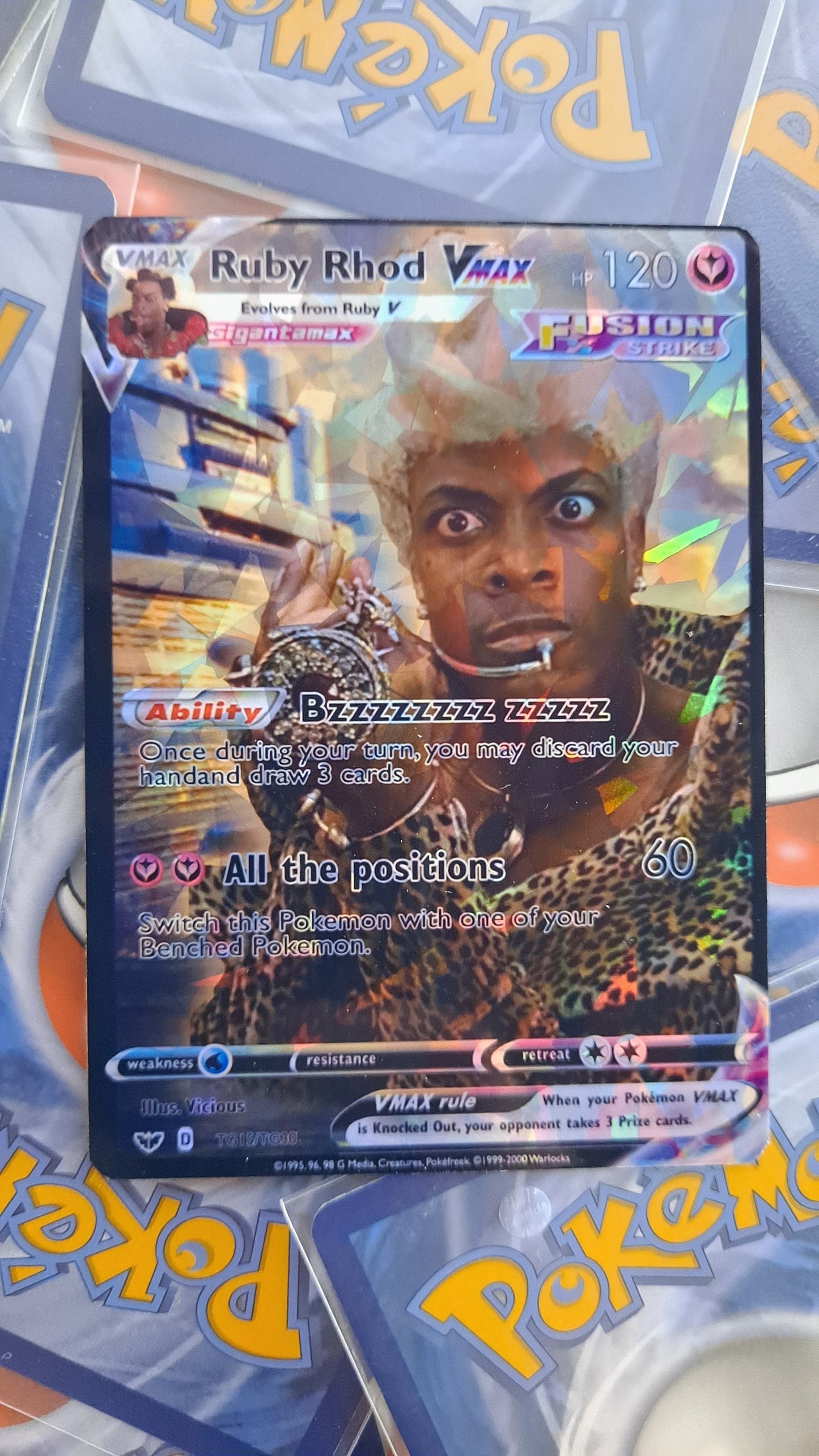 Ruby Rhod Fifth Element Pokémon Card