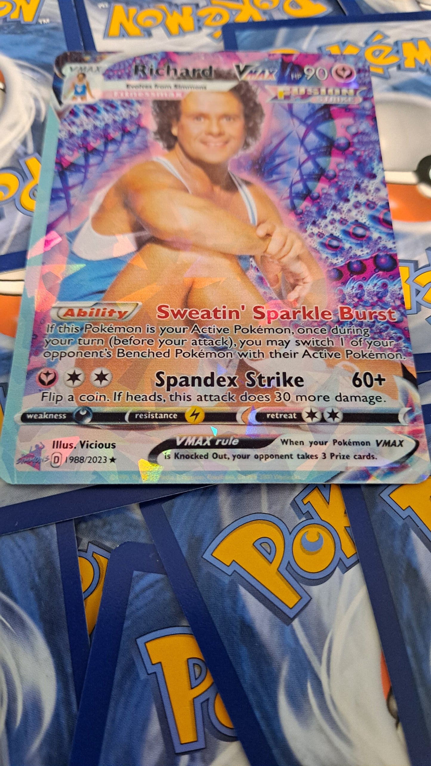 Richard Simmons Pokemon Card