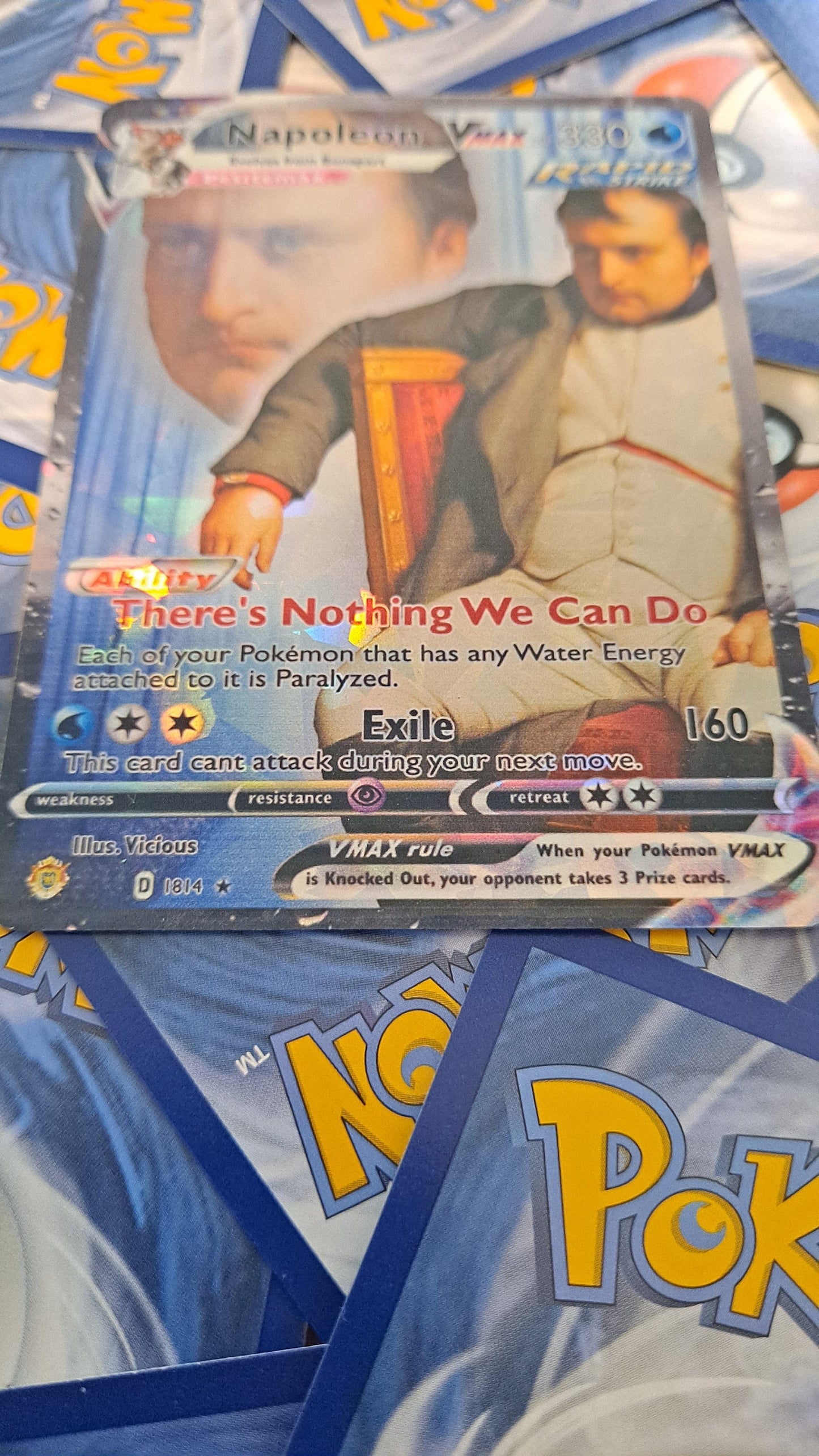 Napoleon Bonaparte Pokemon Card - There's nothing we can do