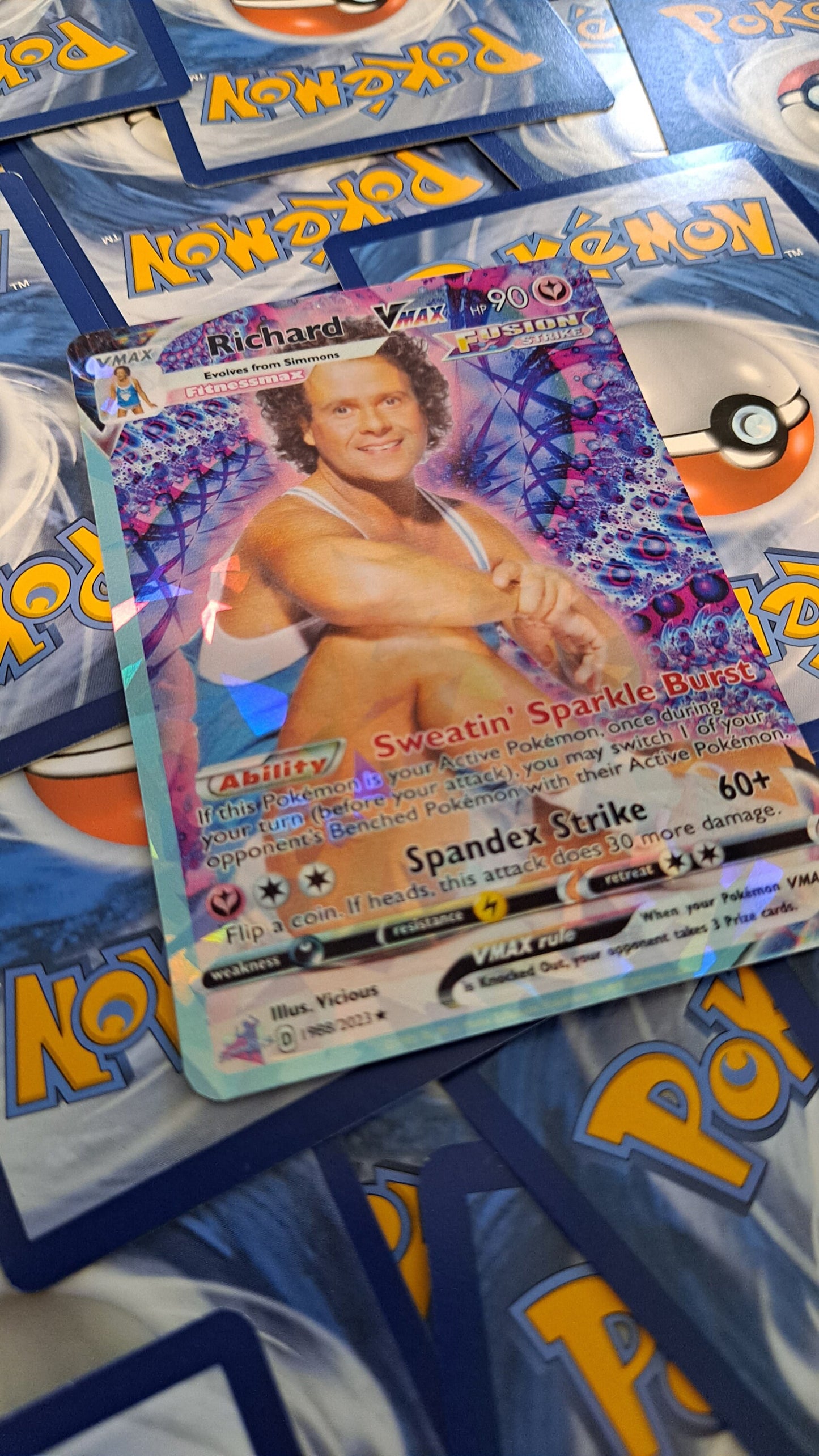 Richard Simmons Pokemon Card