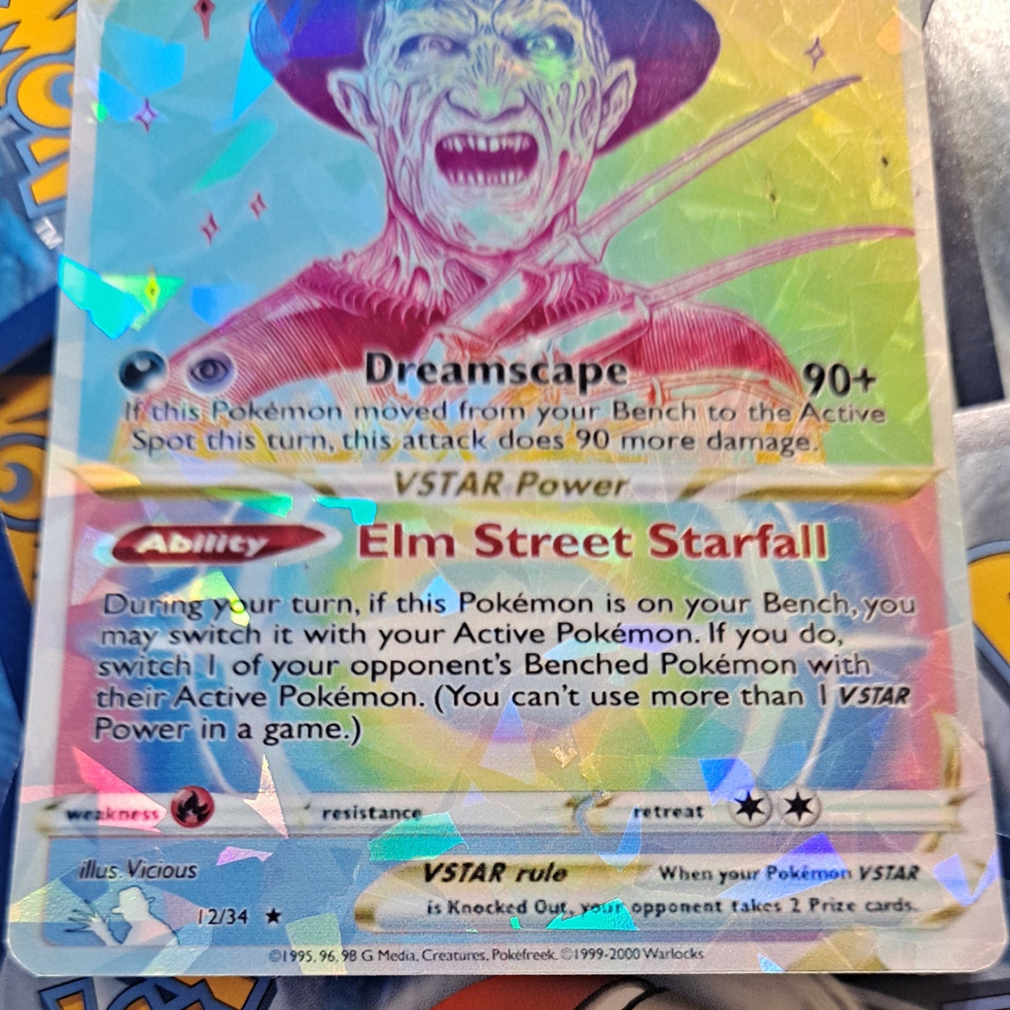 Freddy Krueger Pokemon Card