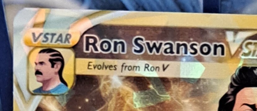 Ron Swanson Pokemon Card - Parks And Recs