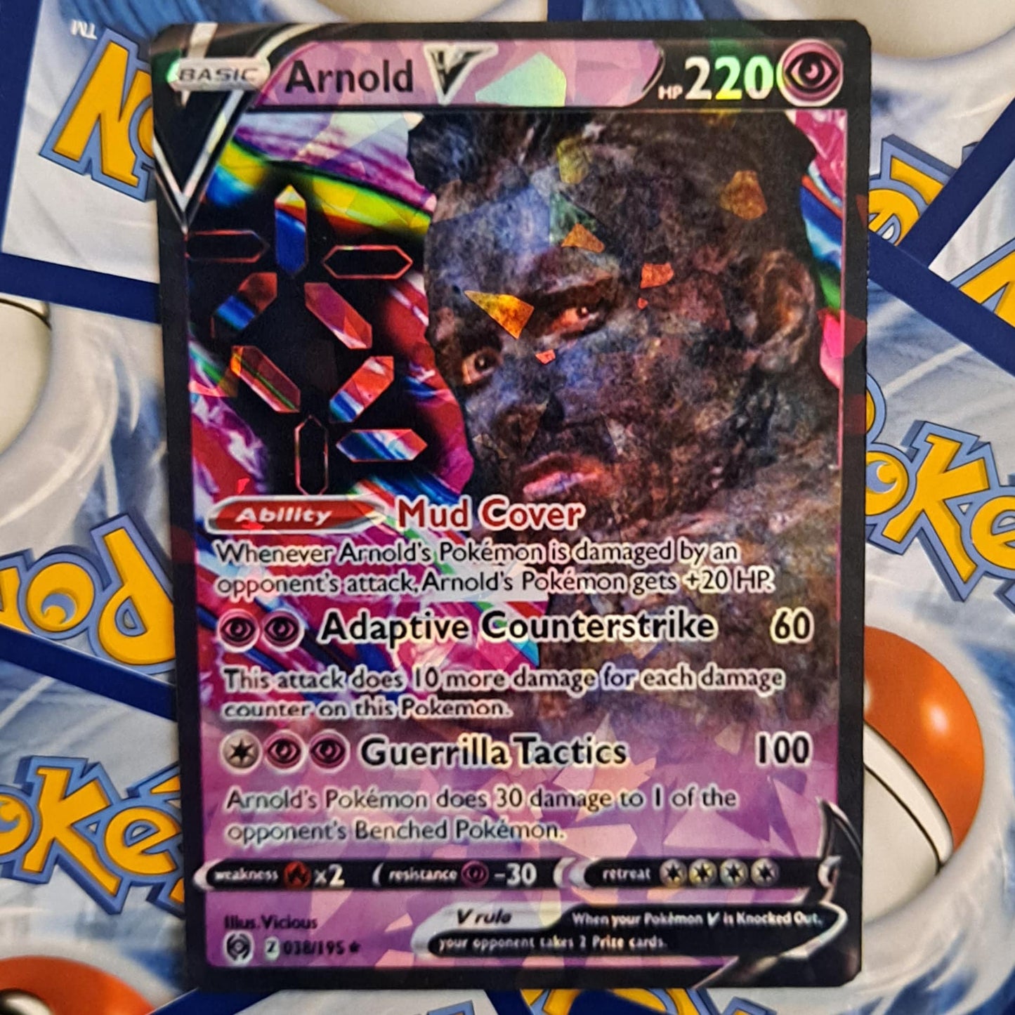 Predator Arnold Pokemon Card