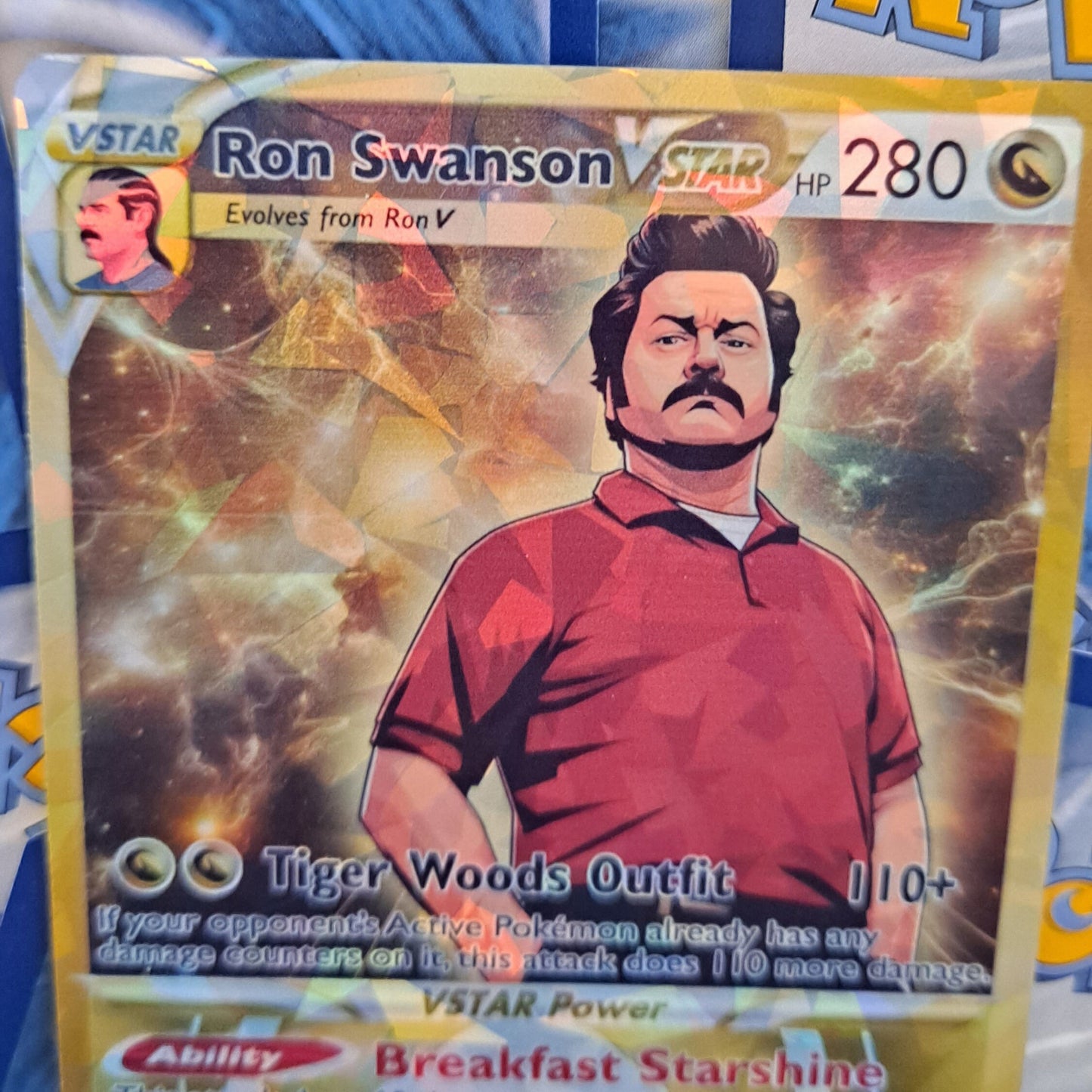 Ron Swanson Pokemon Card - Parks And Recs