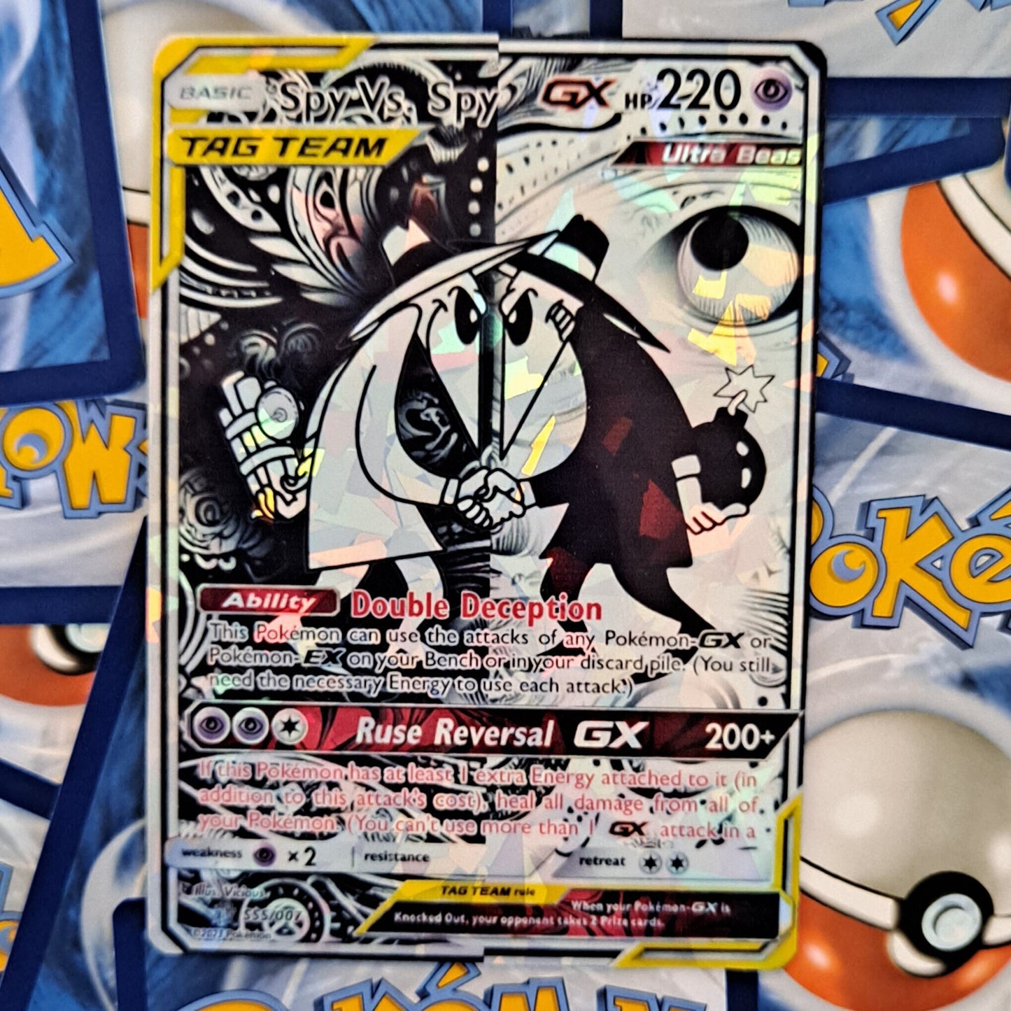 Spy VS Spy Pokemon Card