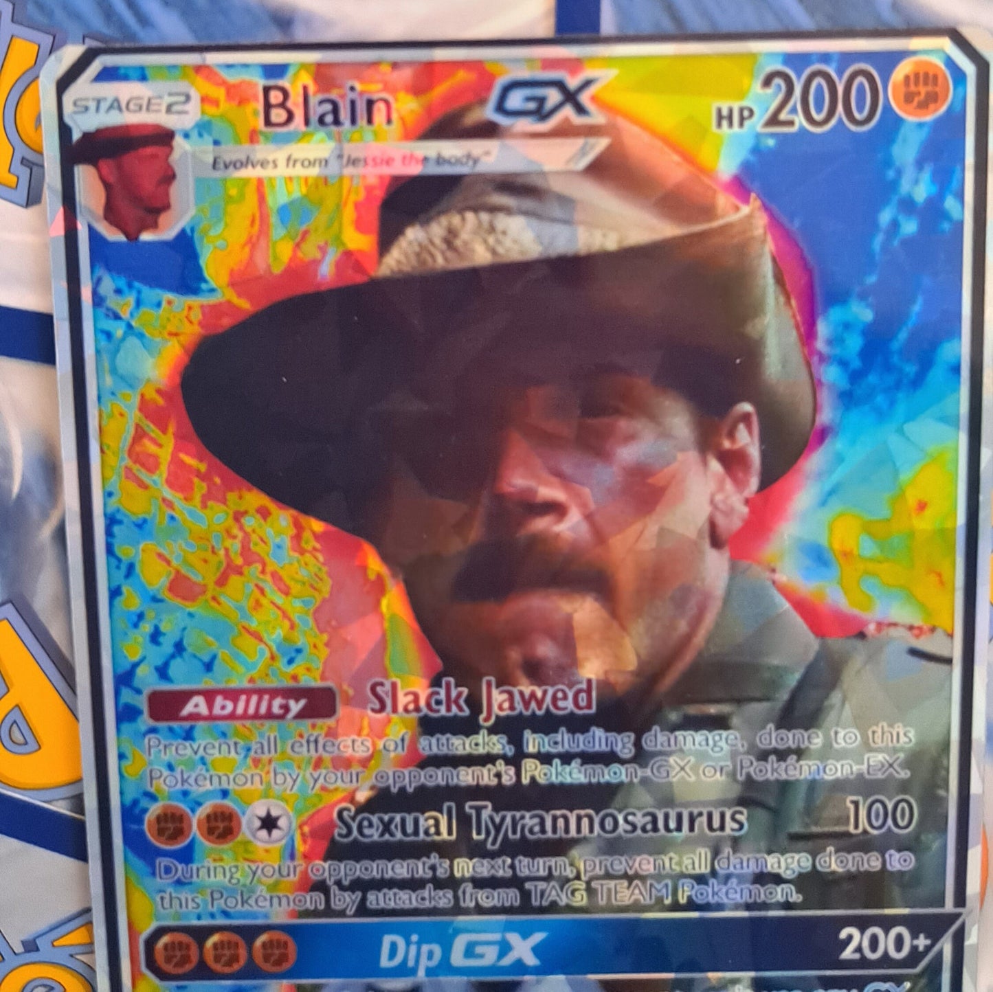 Blain /Jessie the Body Ventura Predator Pokemon Card