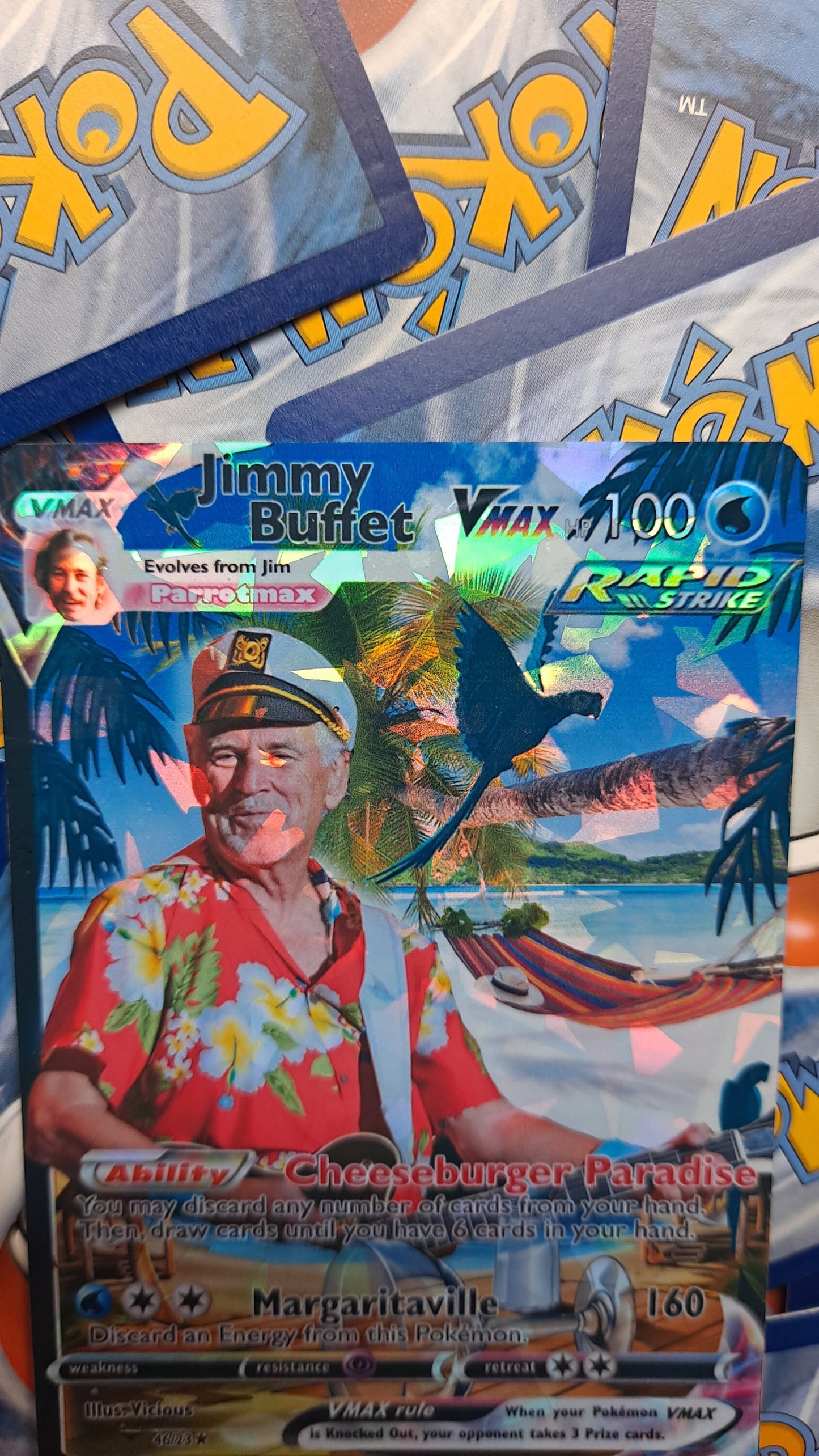 Jimmy Buffett Pokemon Card