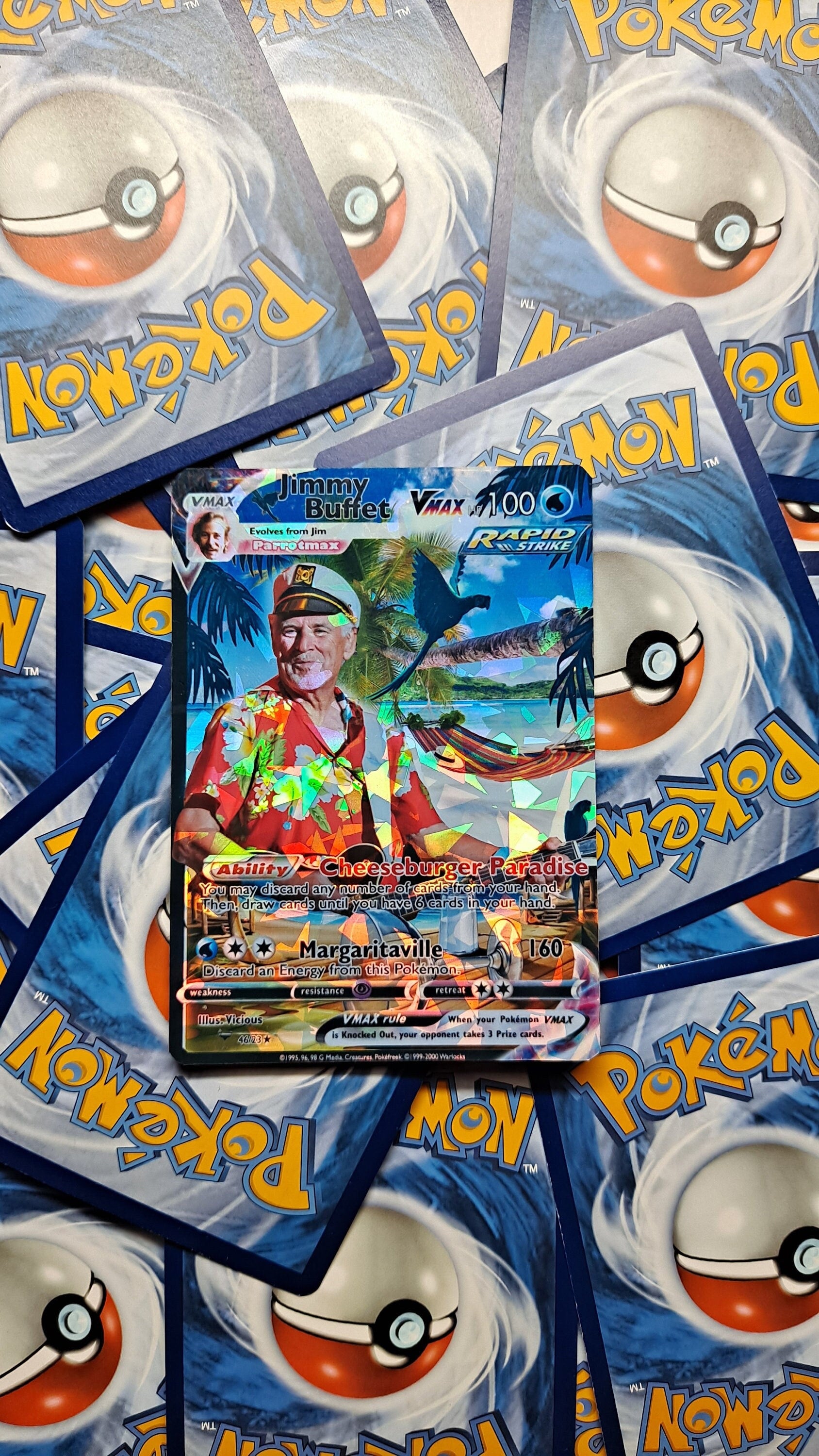 Jimmy Buffett Pokemon Card