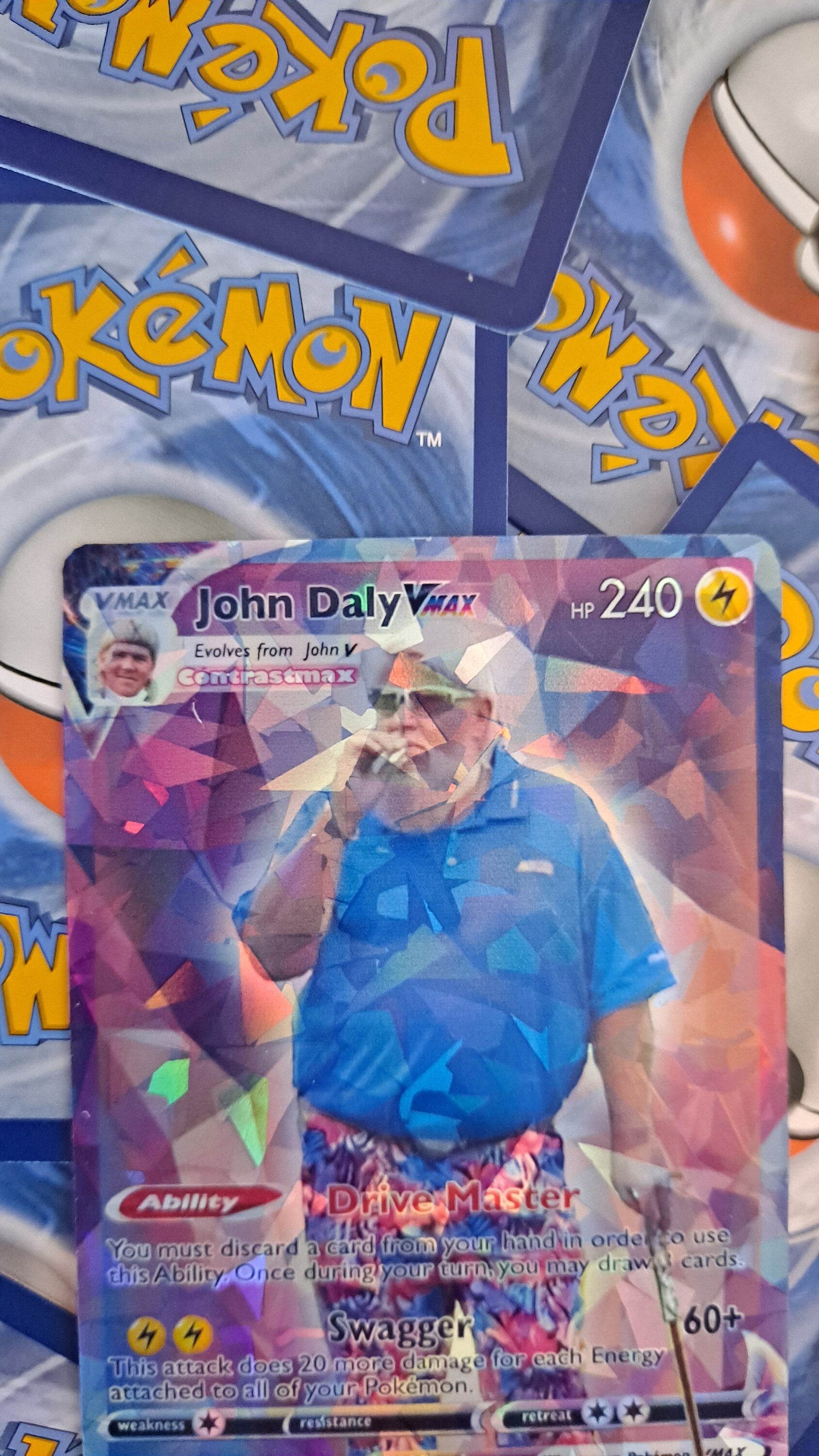 John Daly Pokemon Card