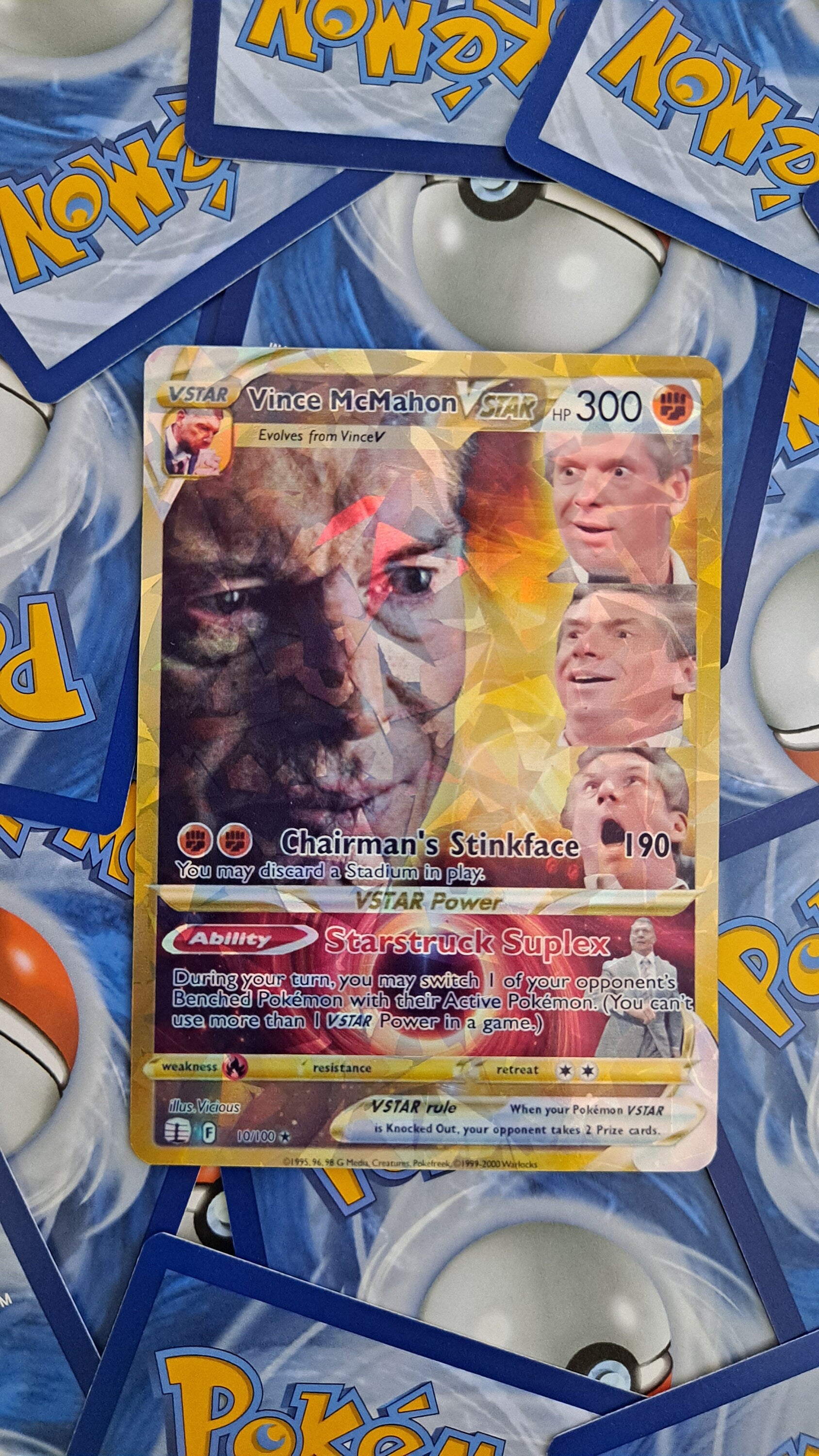 Vince McMahon Pokemon Card