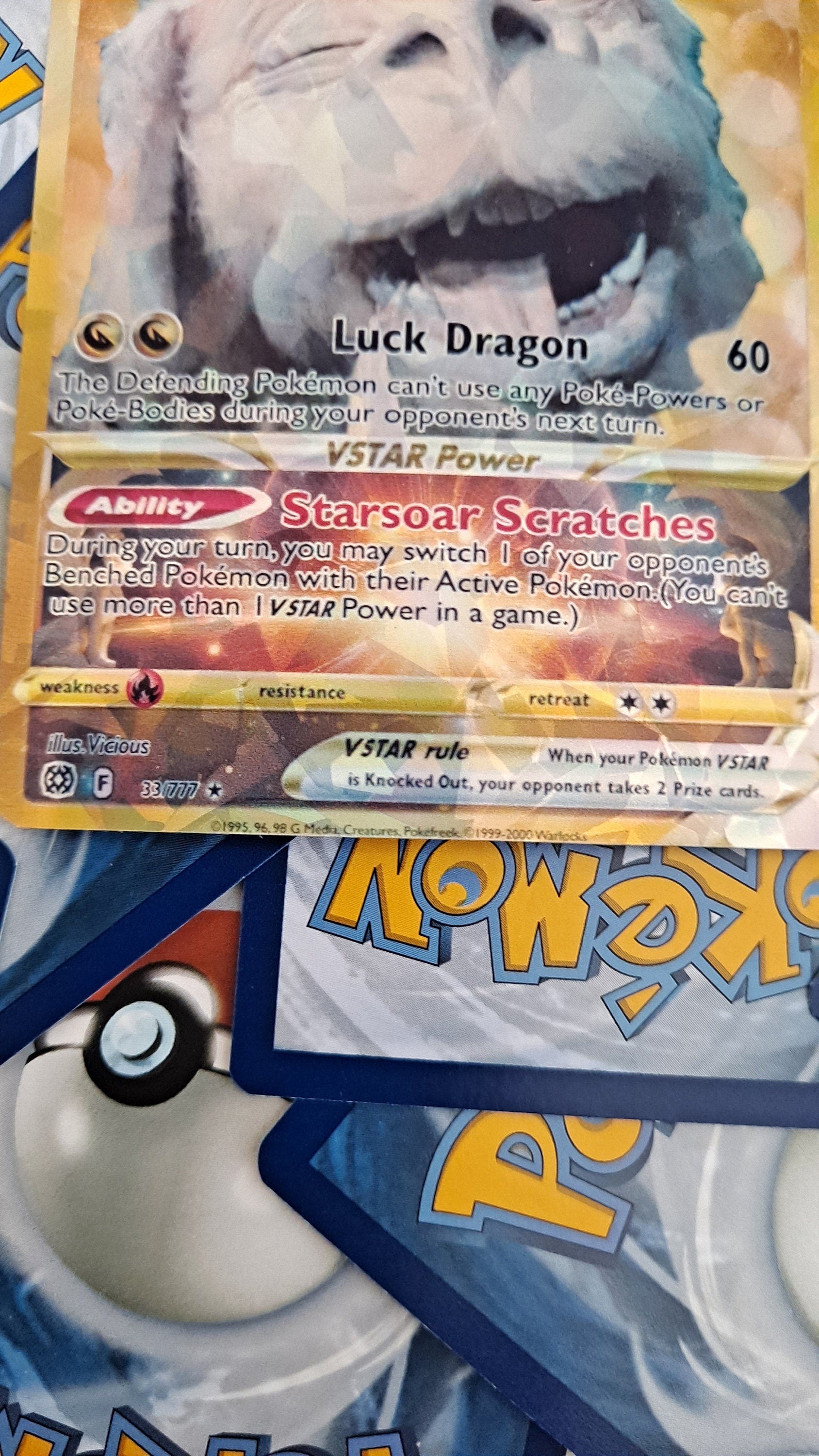 Falkor The Luck Dragon Pokemon Card - The Neverending Story ViciousProxies Falkor The Luck Dragon Pokemon Card - The Neverending Story ViciousProxies
