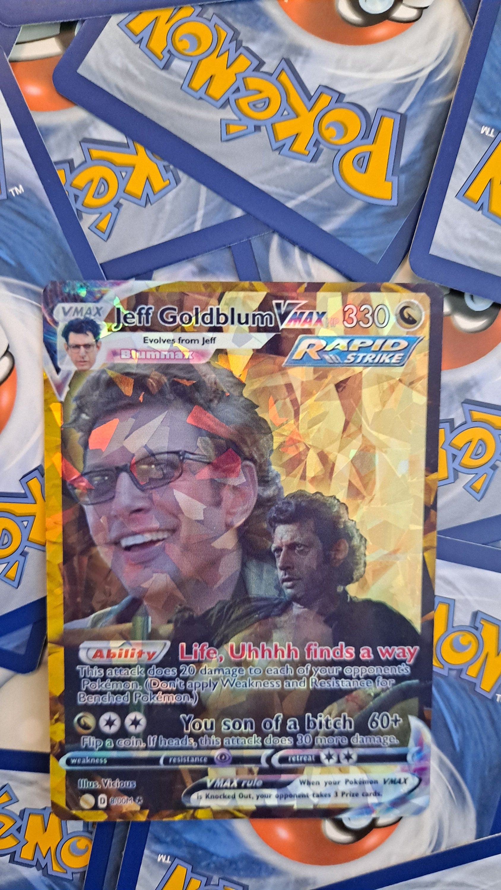 Jeff Goldblum Pokemon Card