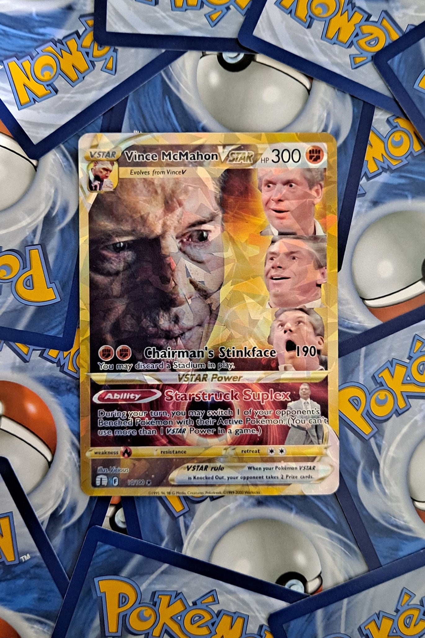 Vince McMahon Pokemon Card