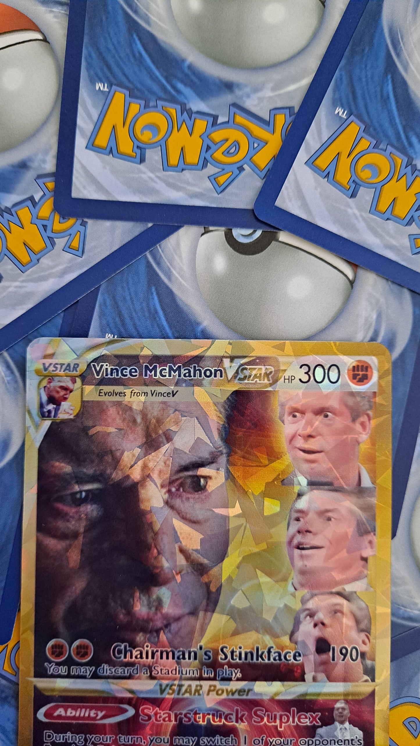 Vince McMahon Pokemon Card