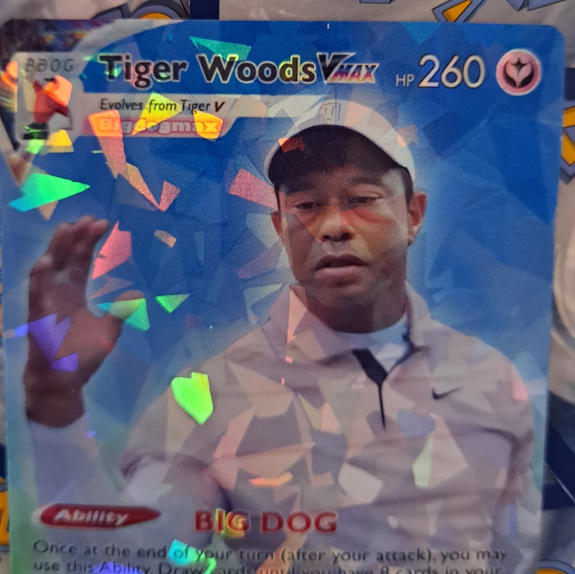 Tiger Woods Pokemon Card