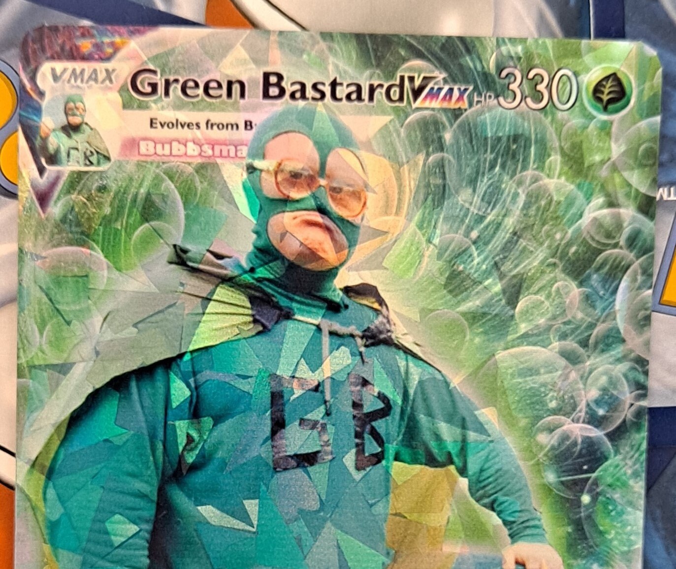 pokemon cards green bay Green Bastard Pokemon Card - TPB