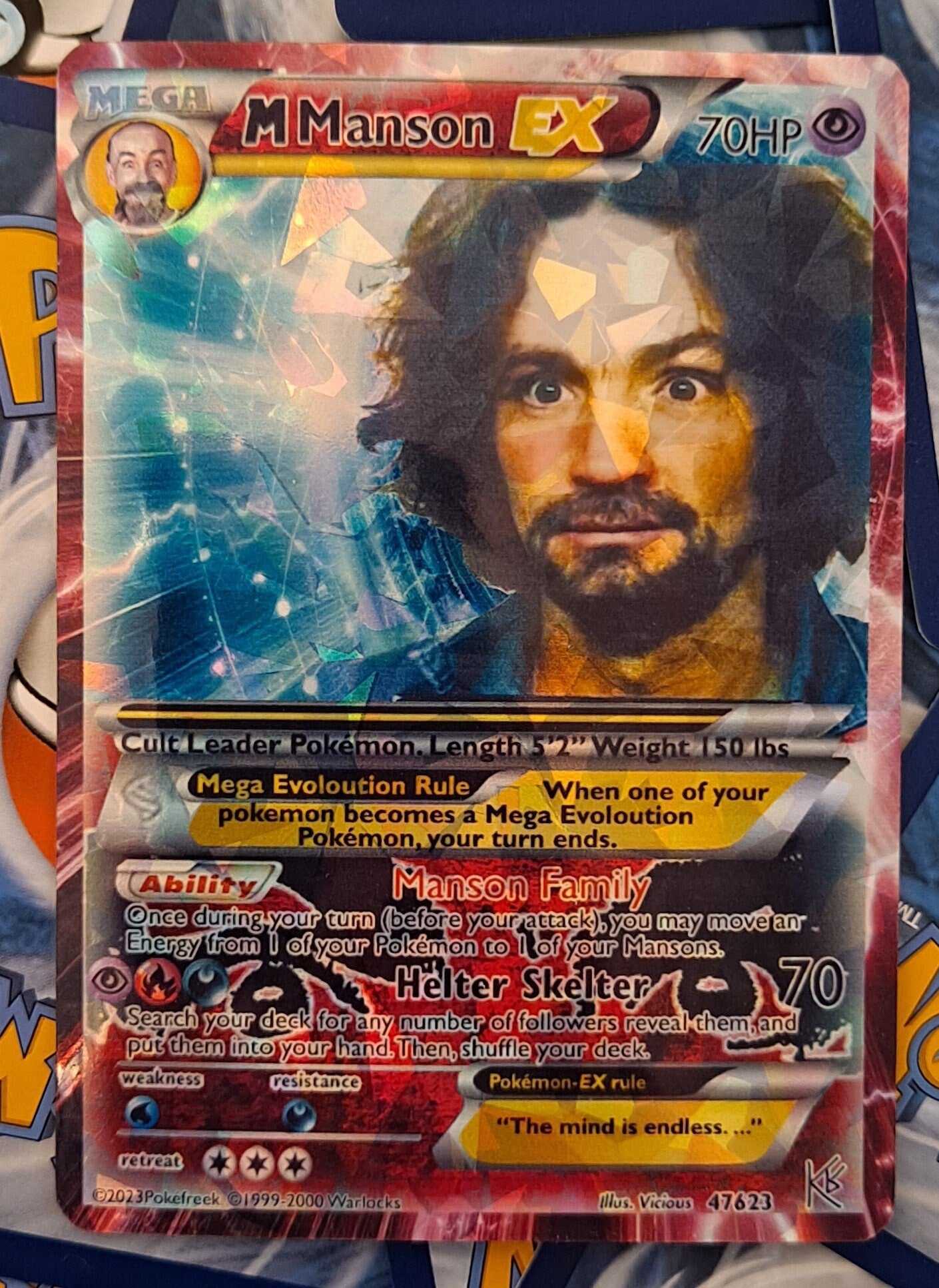 Charles Manson Pokemon Card