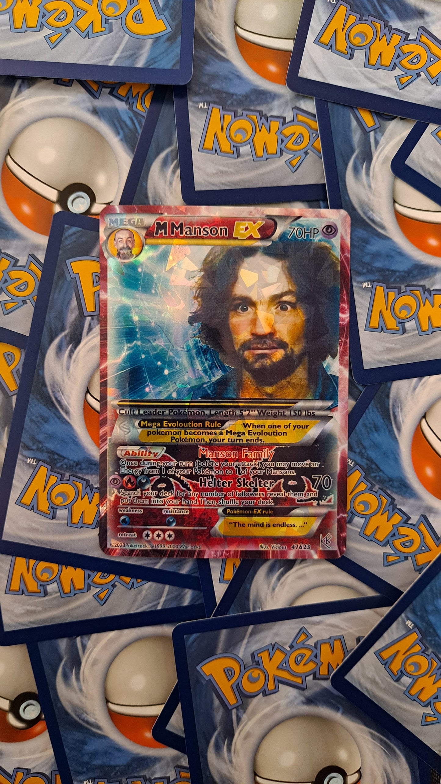 Charles Manson Pokemon Card