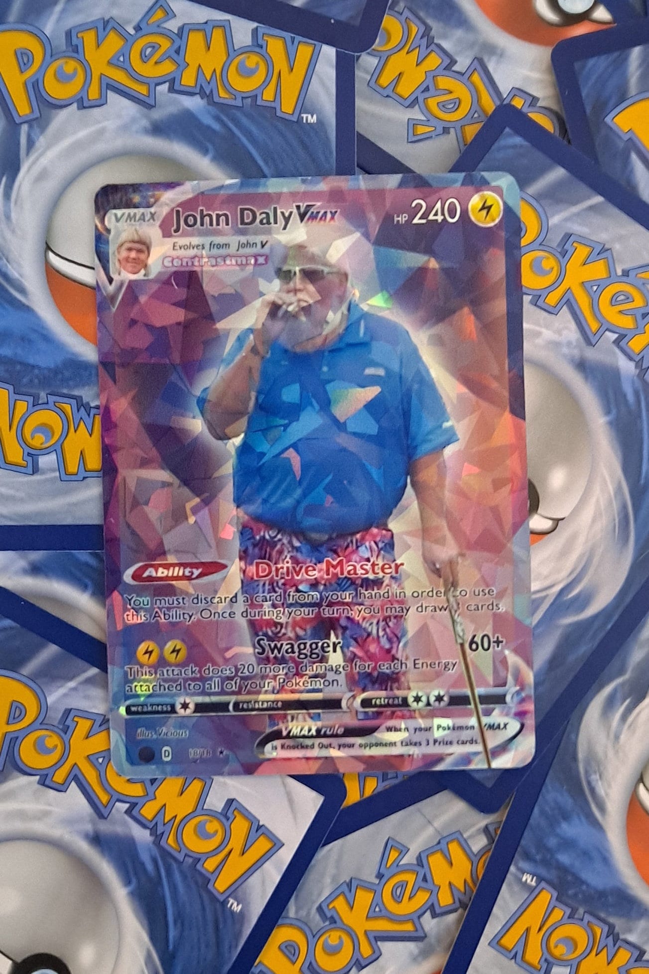 John Daly Pokemon Card