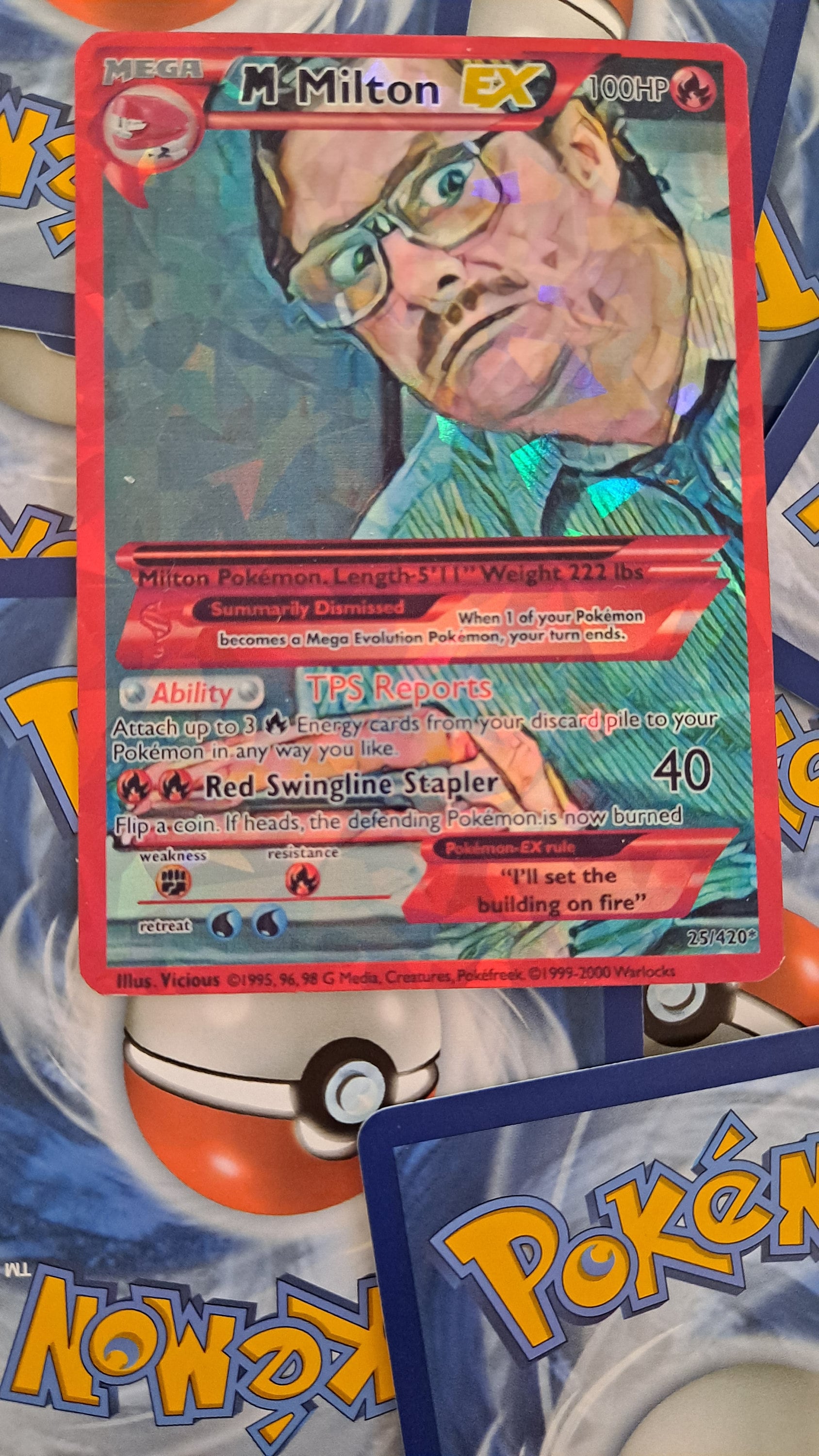 Milton Pokemon Card - Office Space