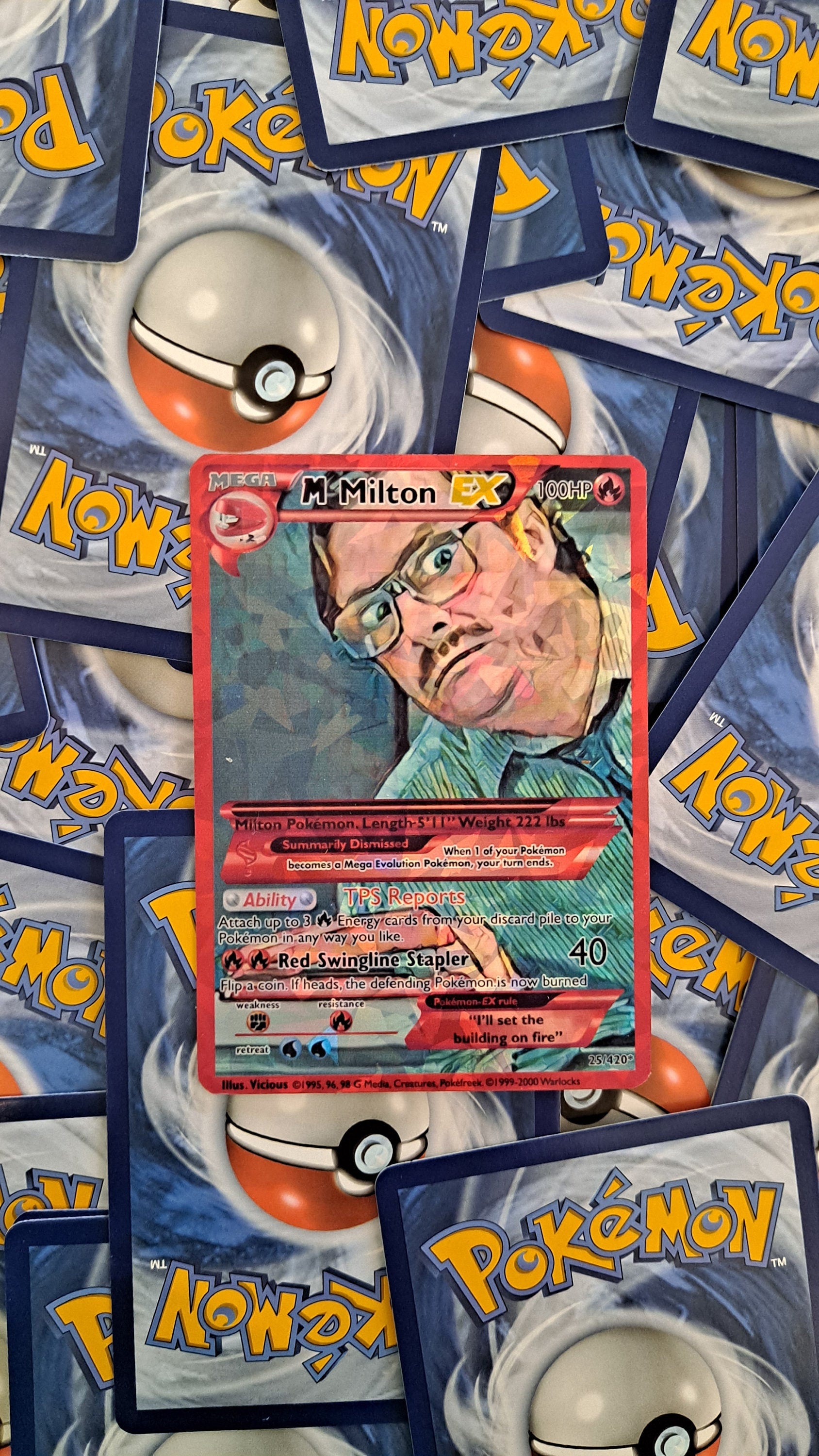 Milton Pokemon Card - Office Space