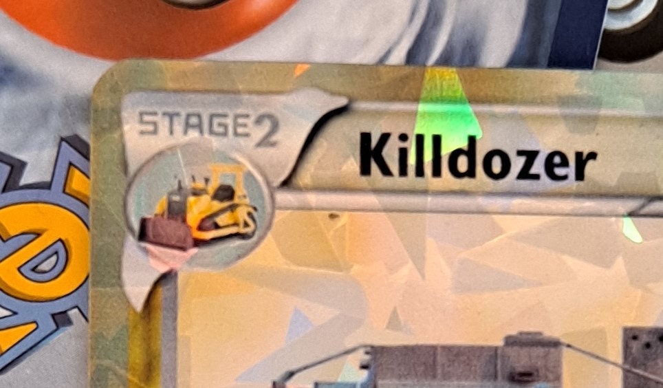 Killdozer Pokemon Card