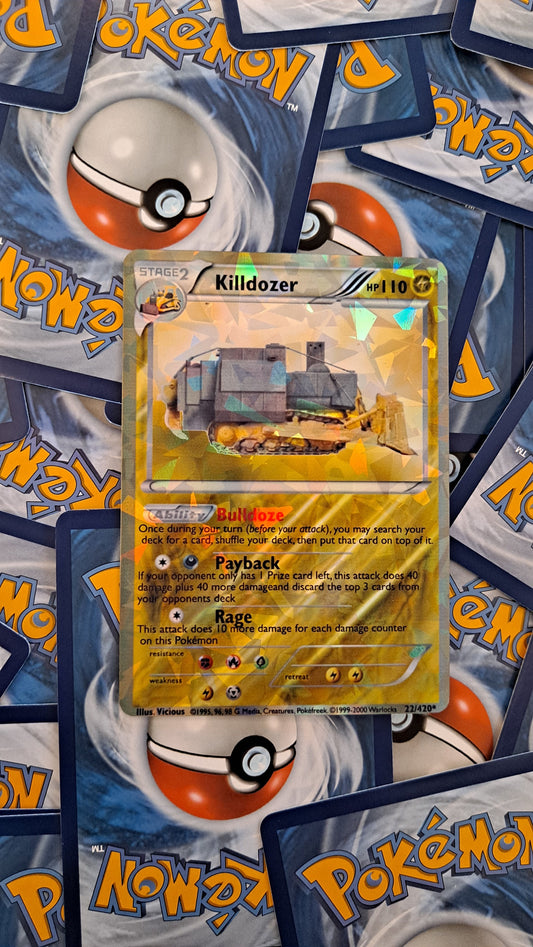Killdozer Pokemon Card