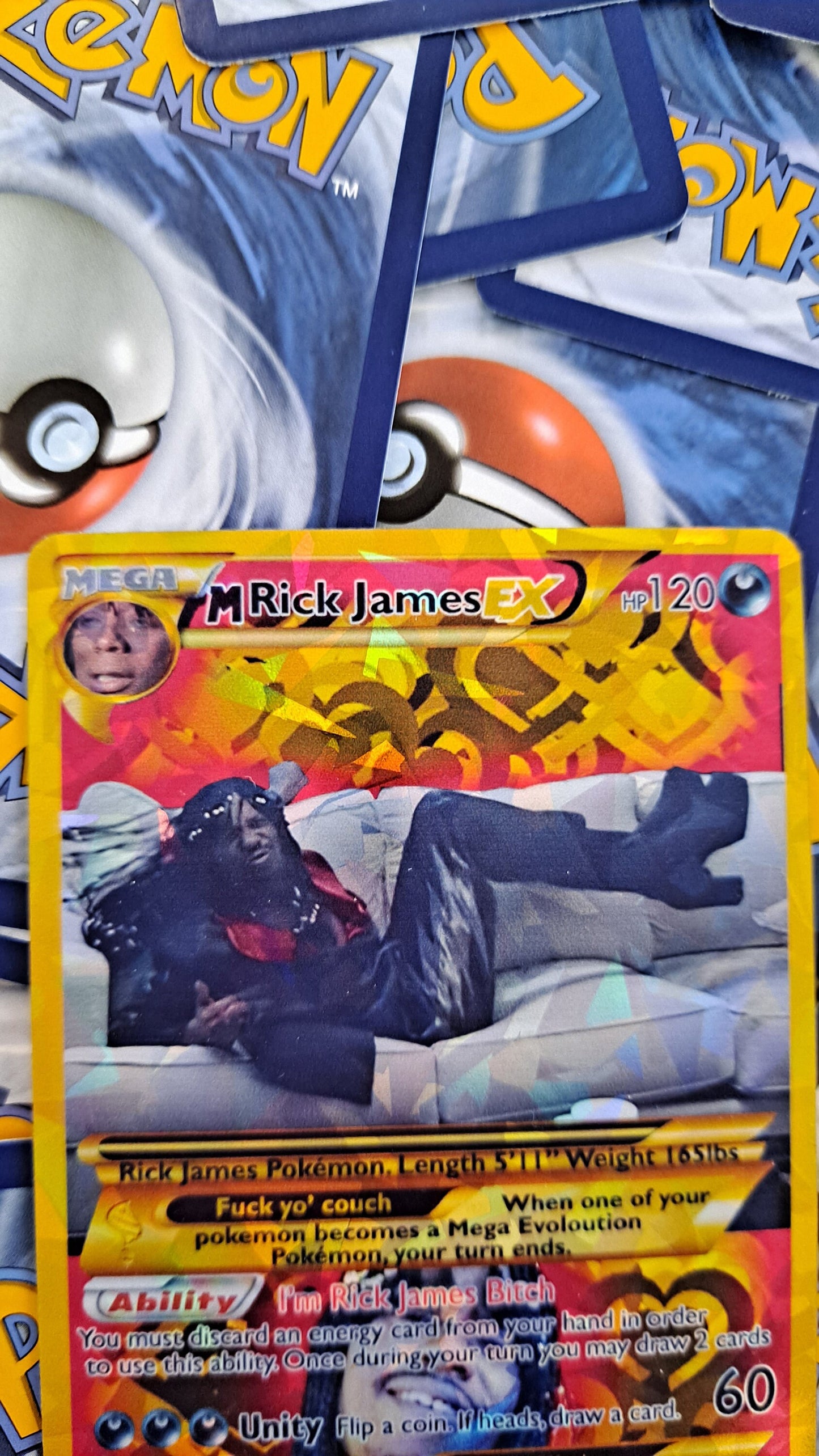 Rick James Pokemon Card - Chappelle show