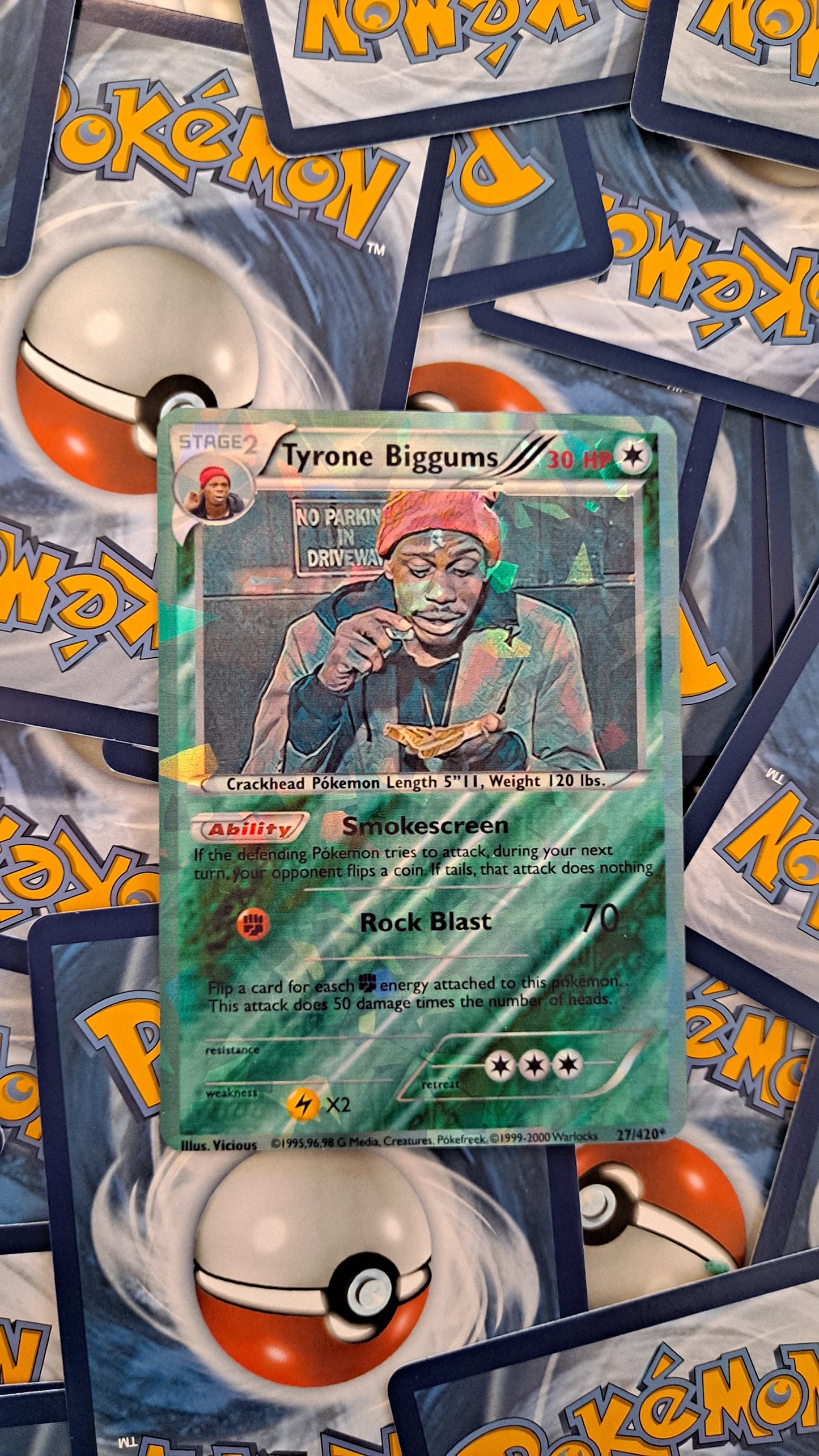 Tyrone Biggums Pokemon Card