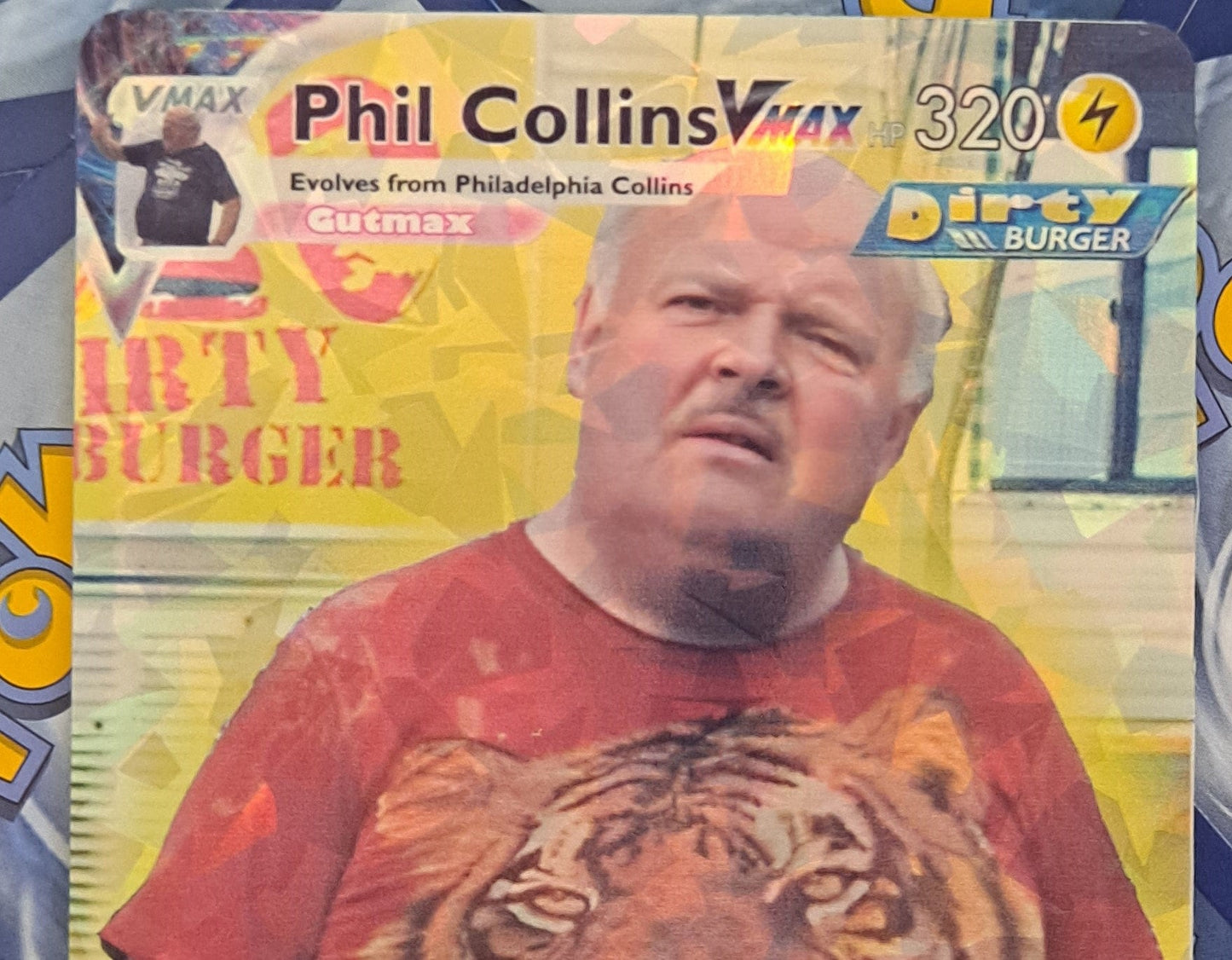 Phil Collins (mustard Tiger) Pokemon Card - TPB