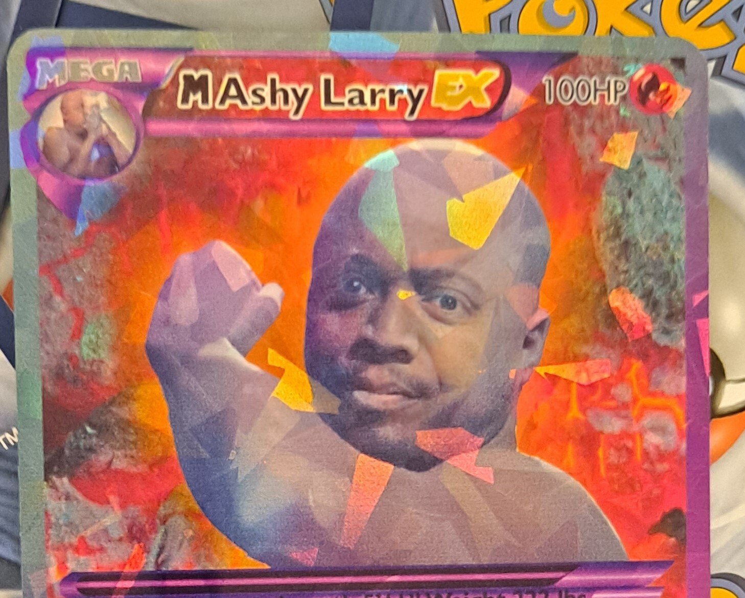 Ashy Larry Pokemon Card