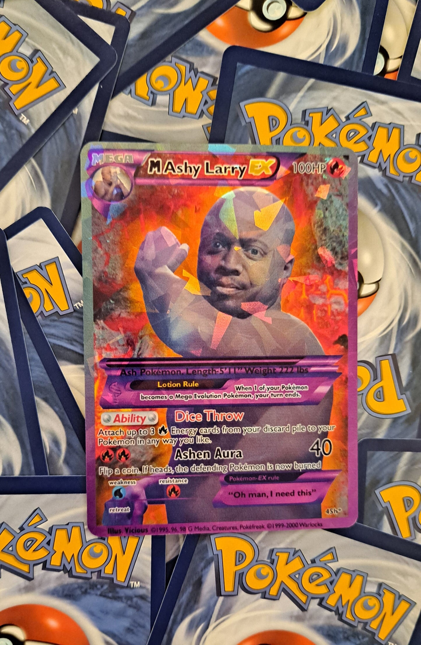 Ashy Larry Pokemon Card - Chappelle Show