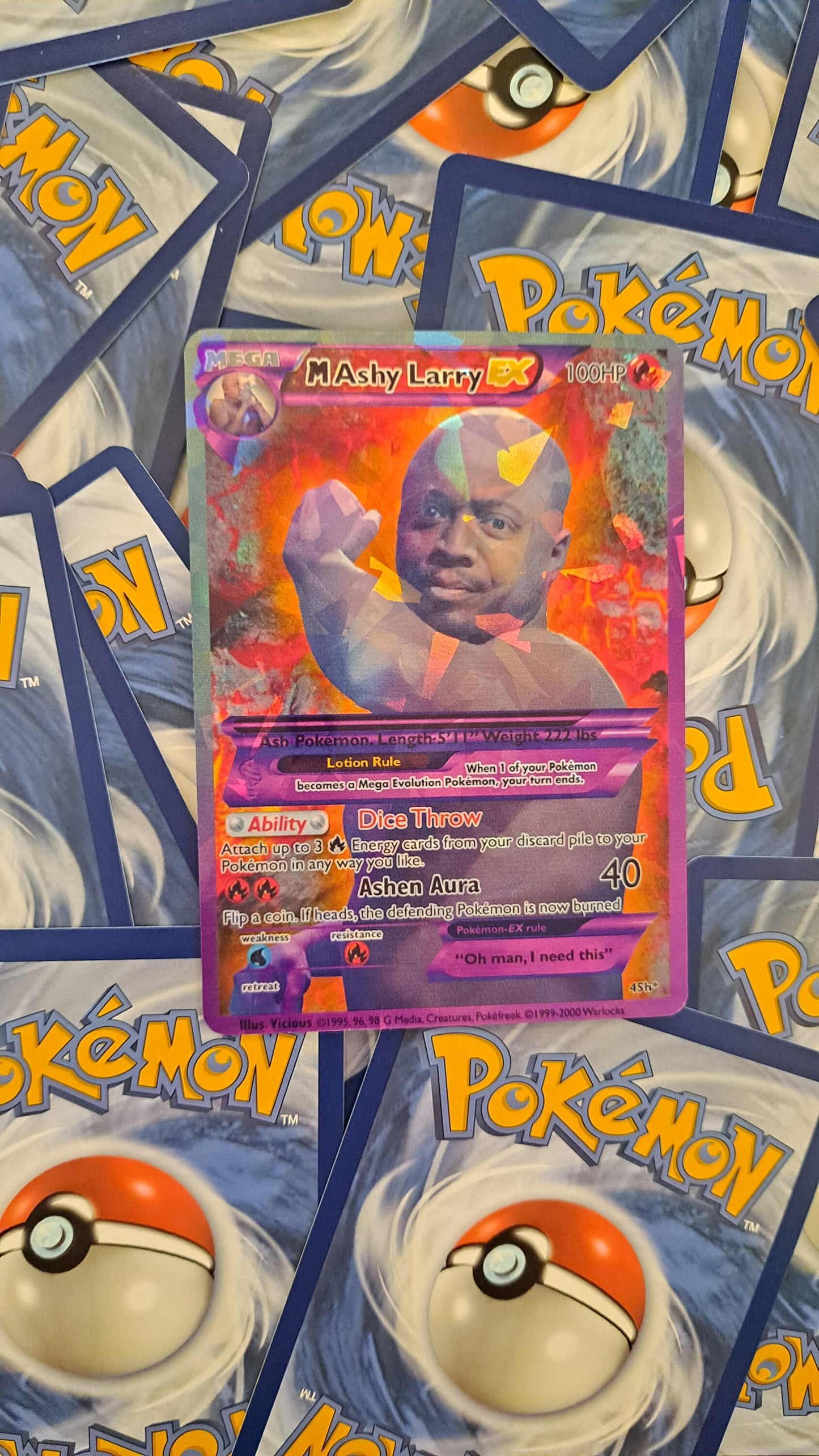 Ashy Larry Pokemon Card - Chappelle Show