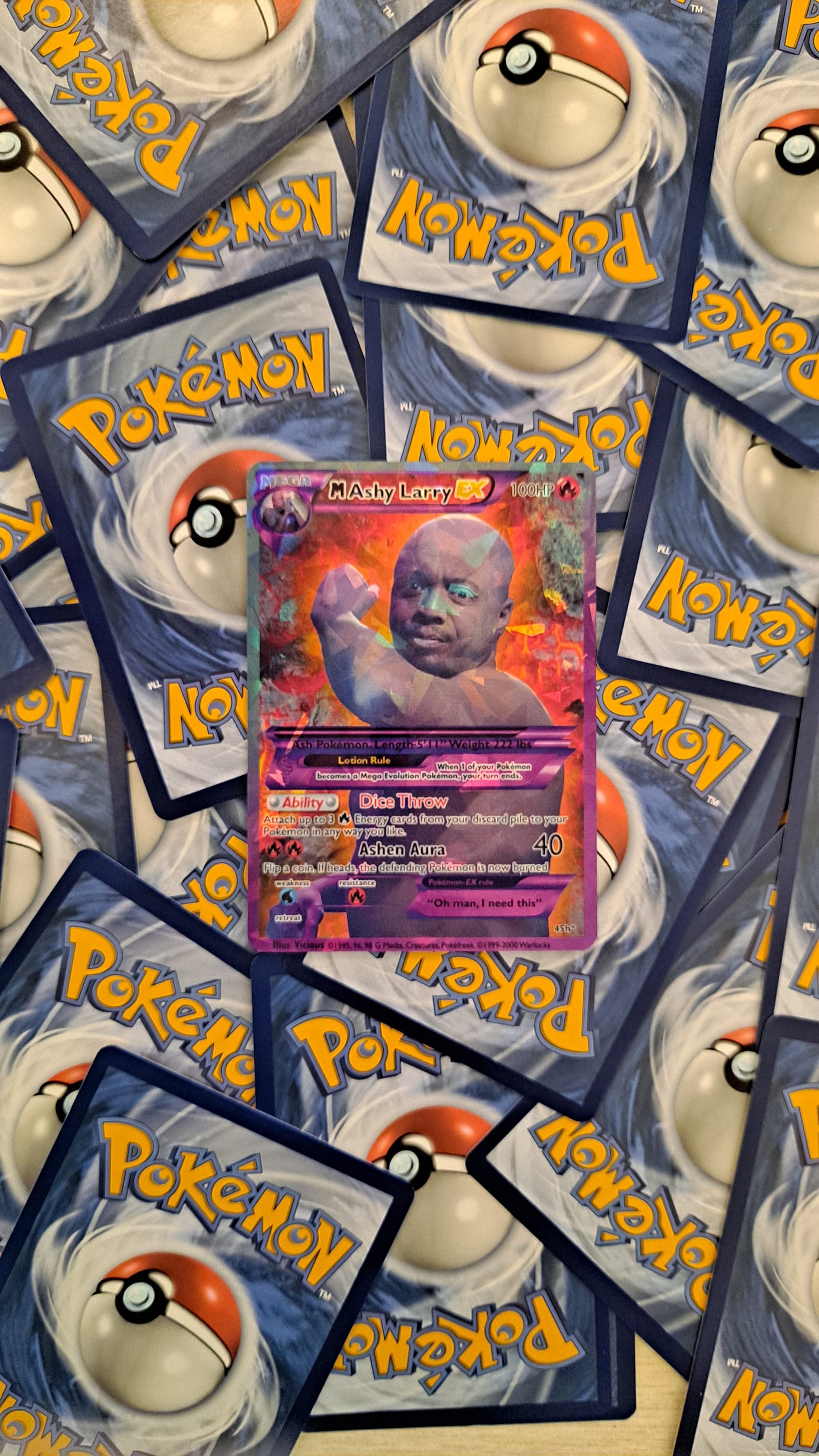 Ashy Larry Pokemon Card - Chappelle Show