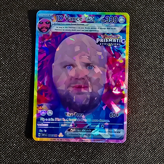 JD Vance bald meme Pokemon Card