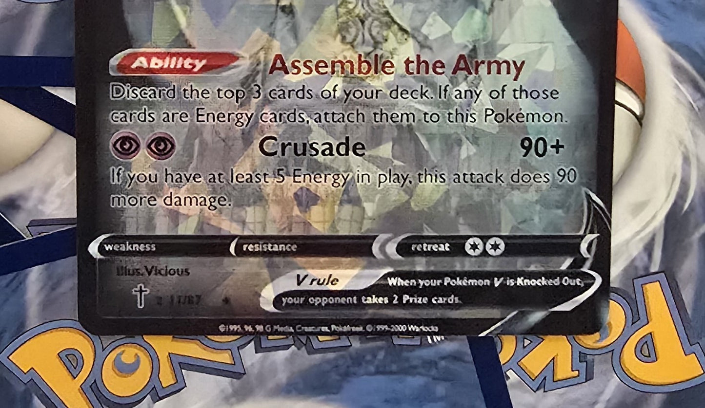 King Baldwin Pokemon Card - Kingdom Of Heaven