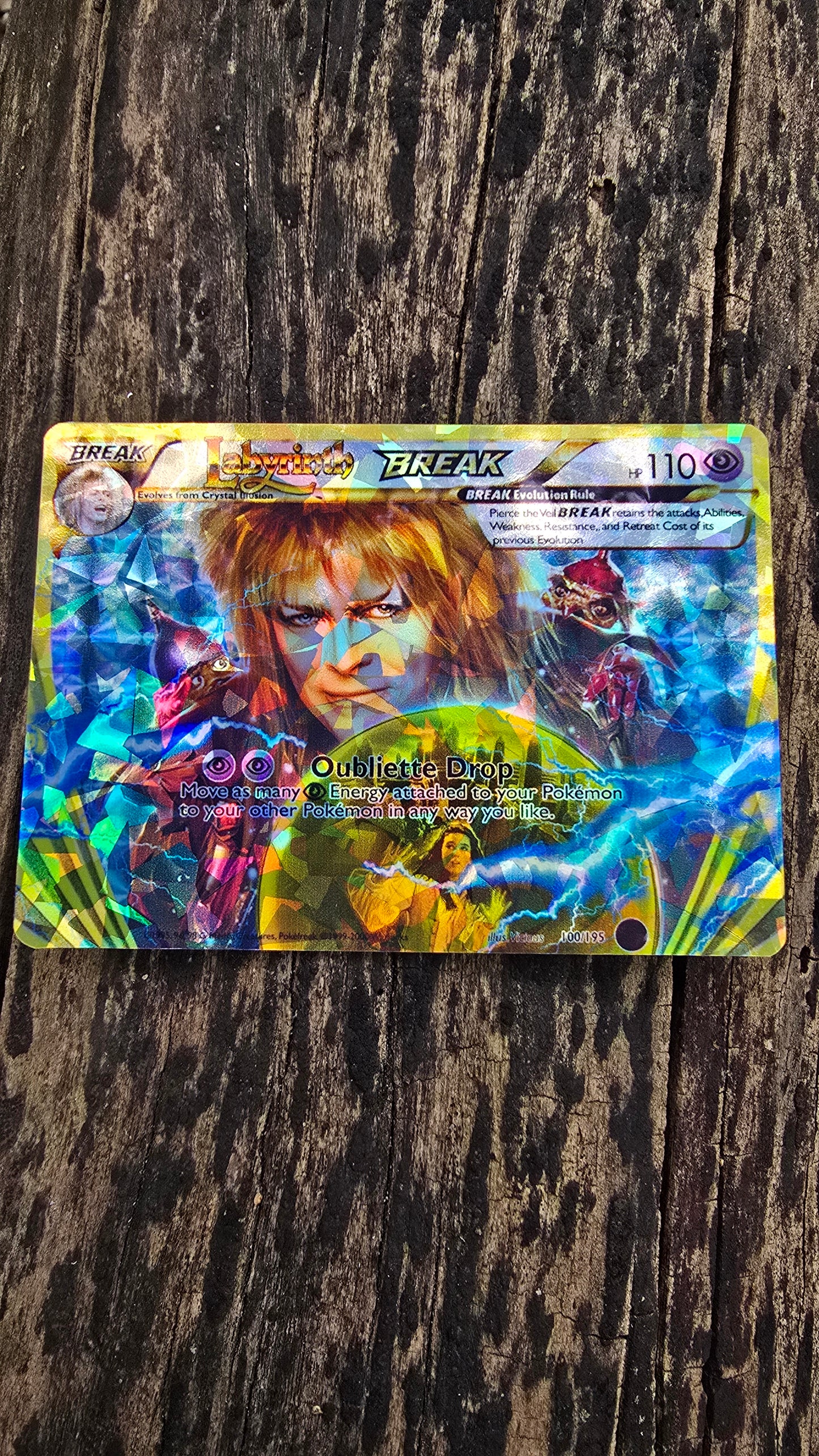 Labyrinth Pokemon Card - Break style card