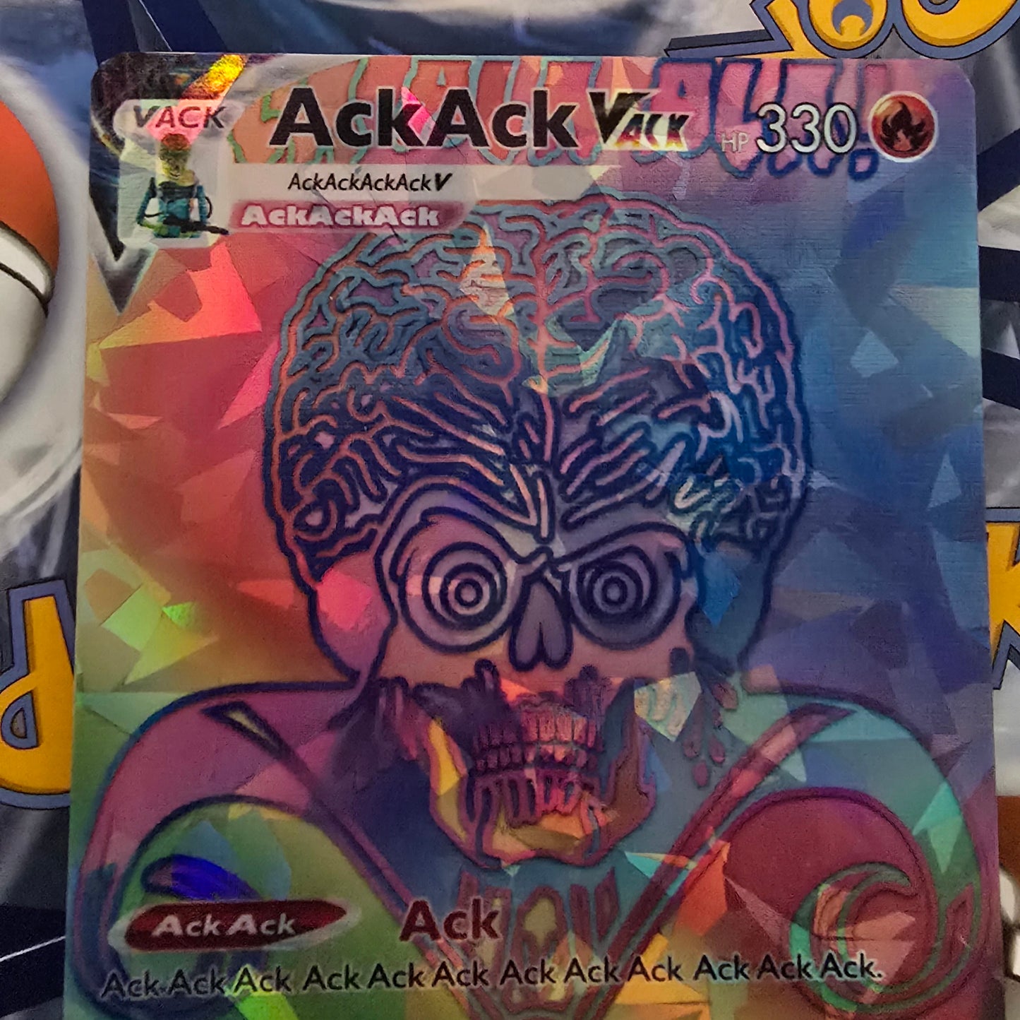 Mars Attacks Pokemon Card - ACK!!!
